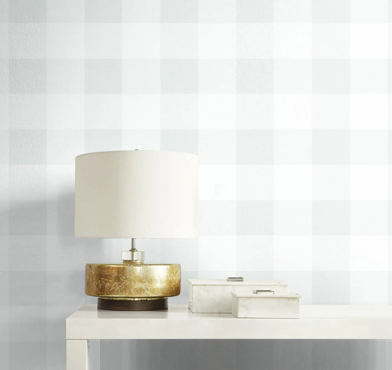 Beach House Picnic Plaid Coastal Unpasted Wallpaper - Image 4
