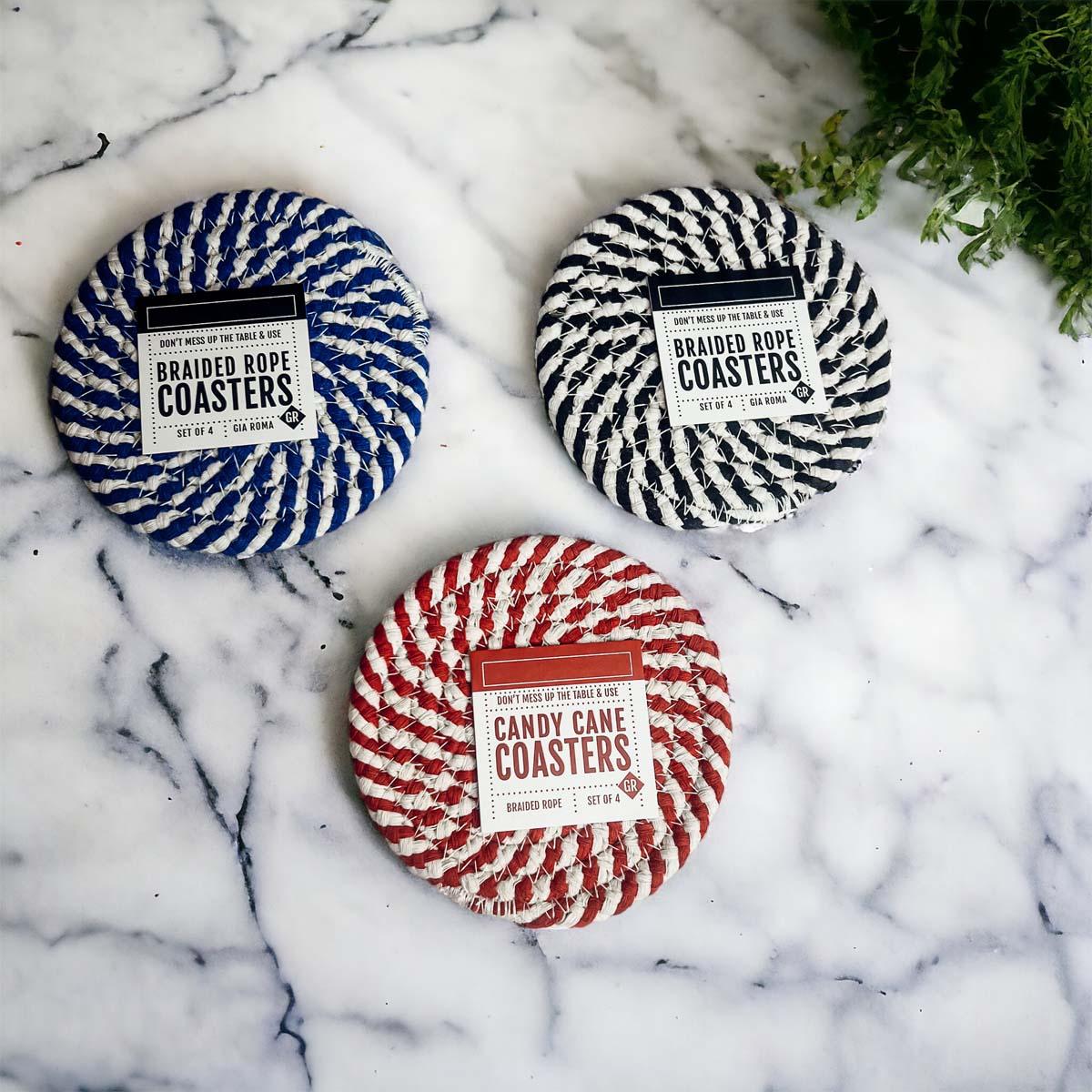 Black Braided Coaster 4pk - Image 18