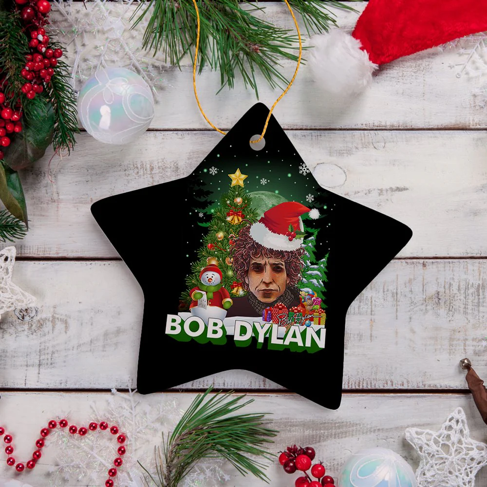 Bob Dylan Christmas Ornament by OrnamentallyYou - Image 4