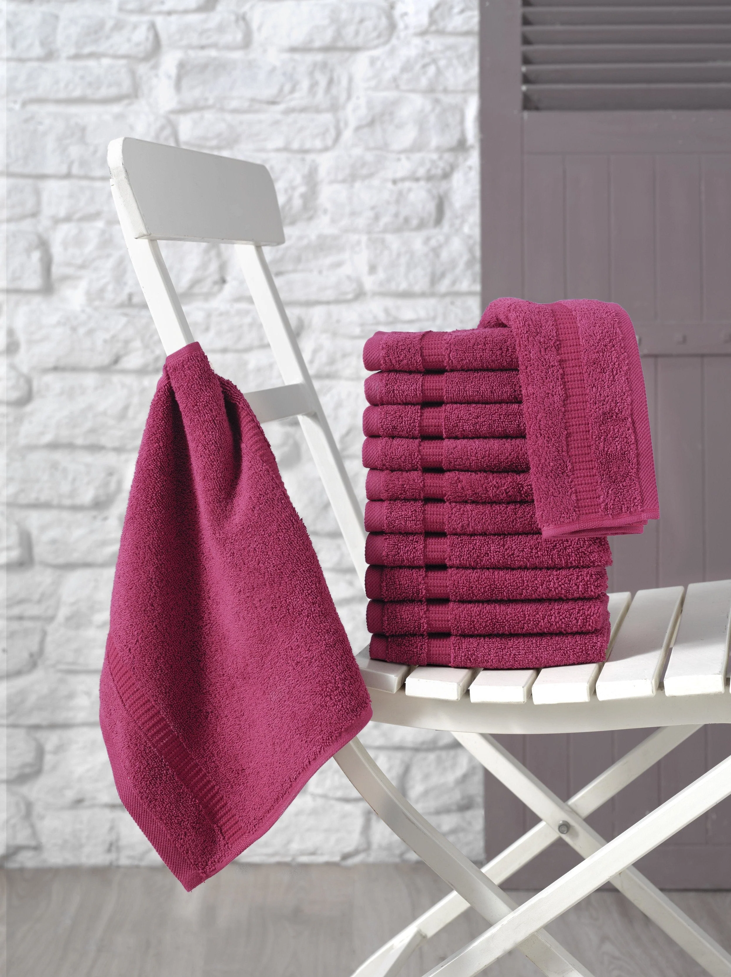 Cambridge Turkish Cotton Washcloths - 12 Pieces - Image 3