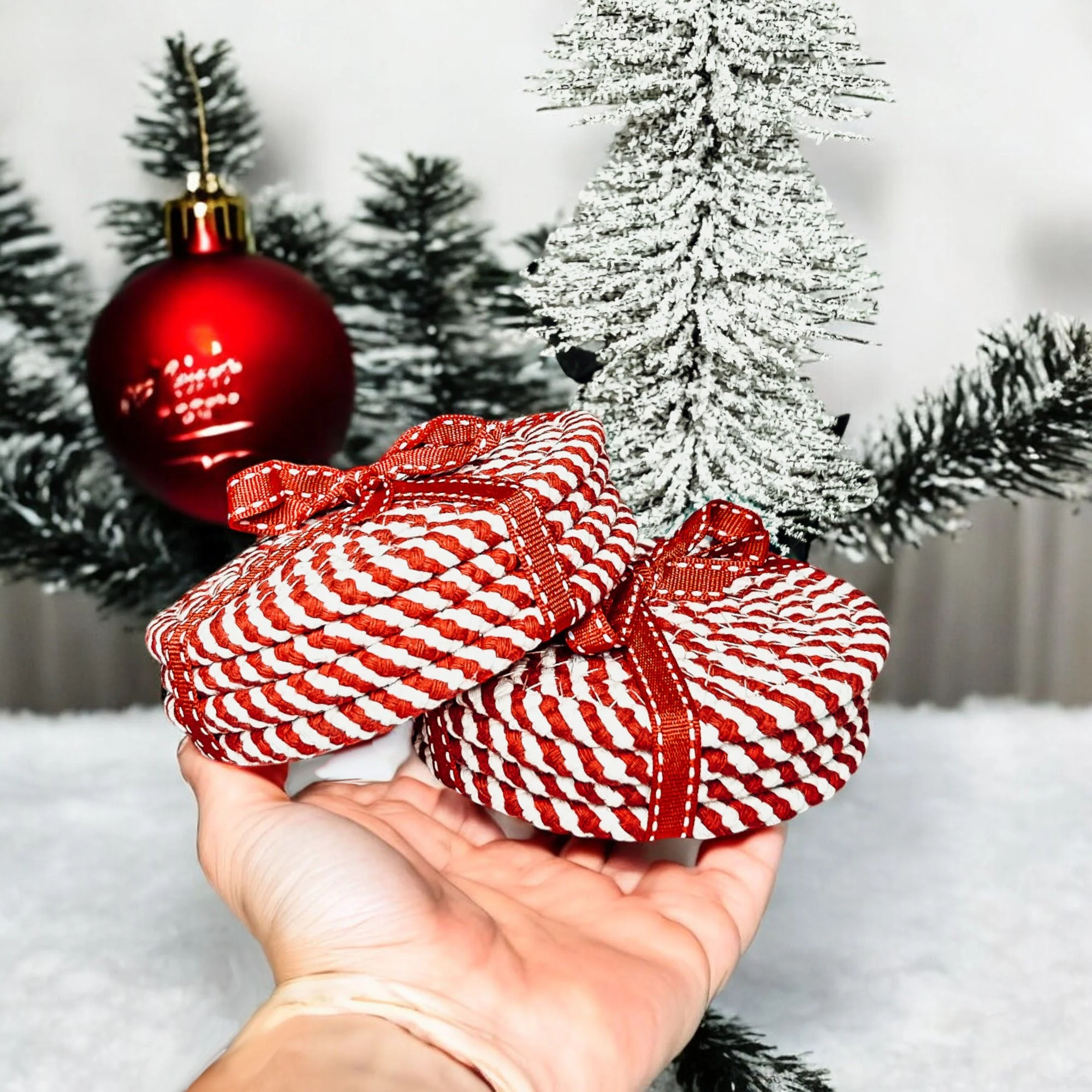 Candy Cane Coaster 4pk by Gia Roma - Image 18