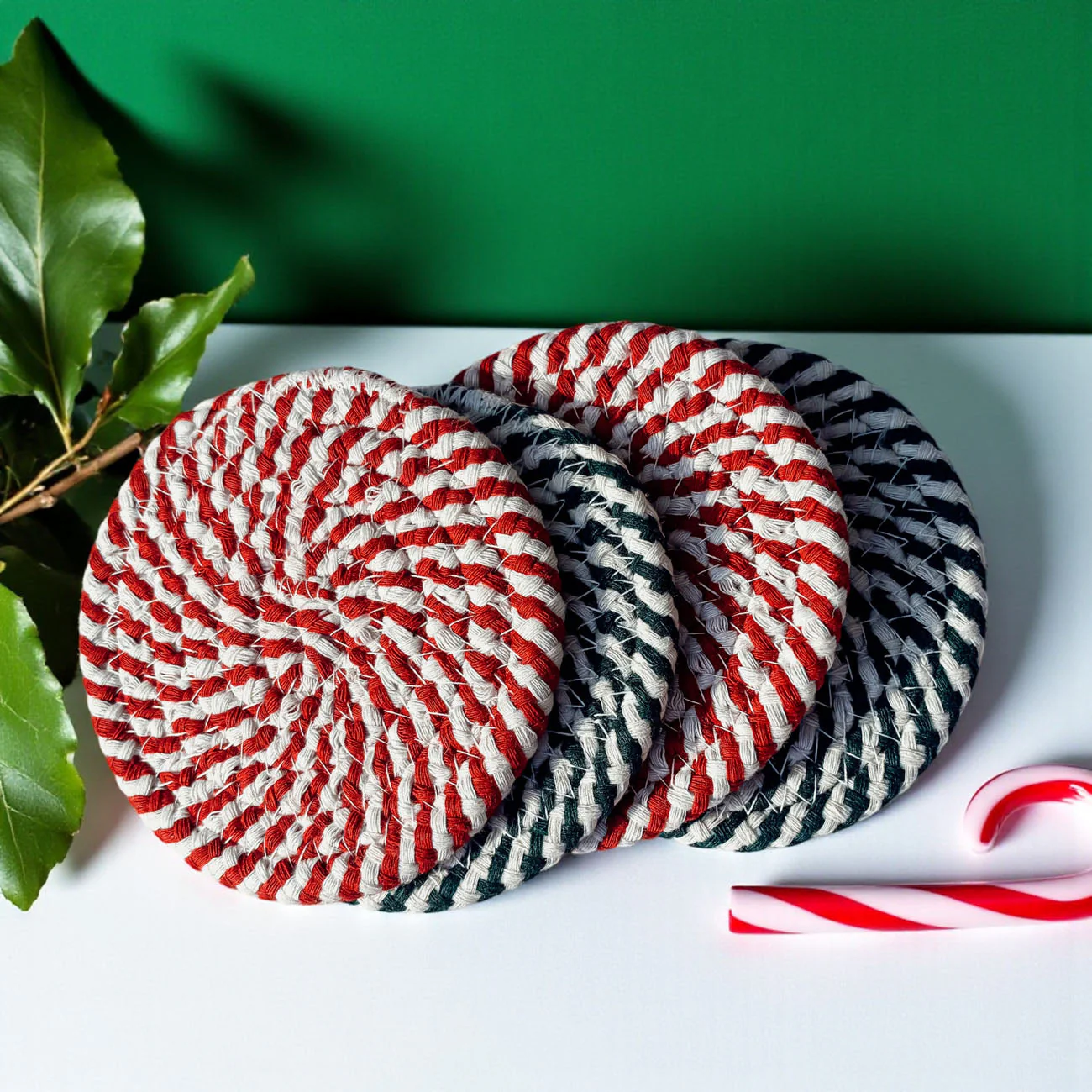 Candy Cane Coaster 4pk by Gia Roma - Image 26