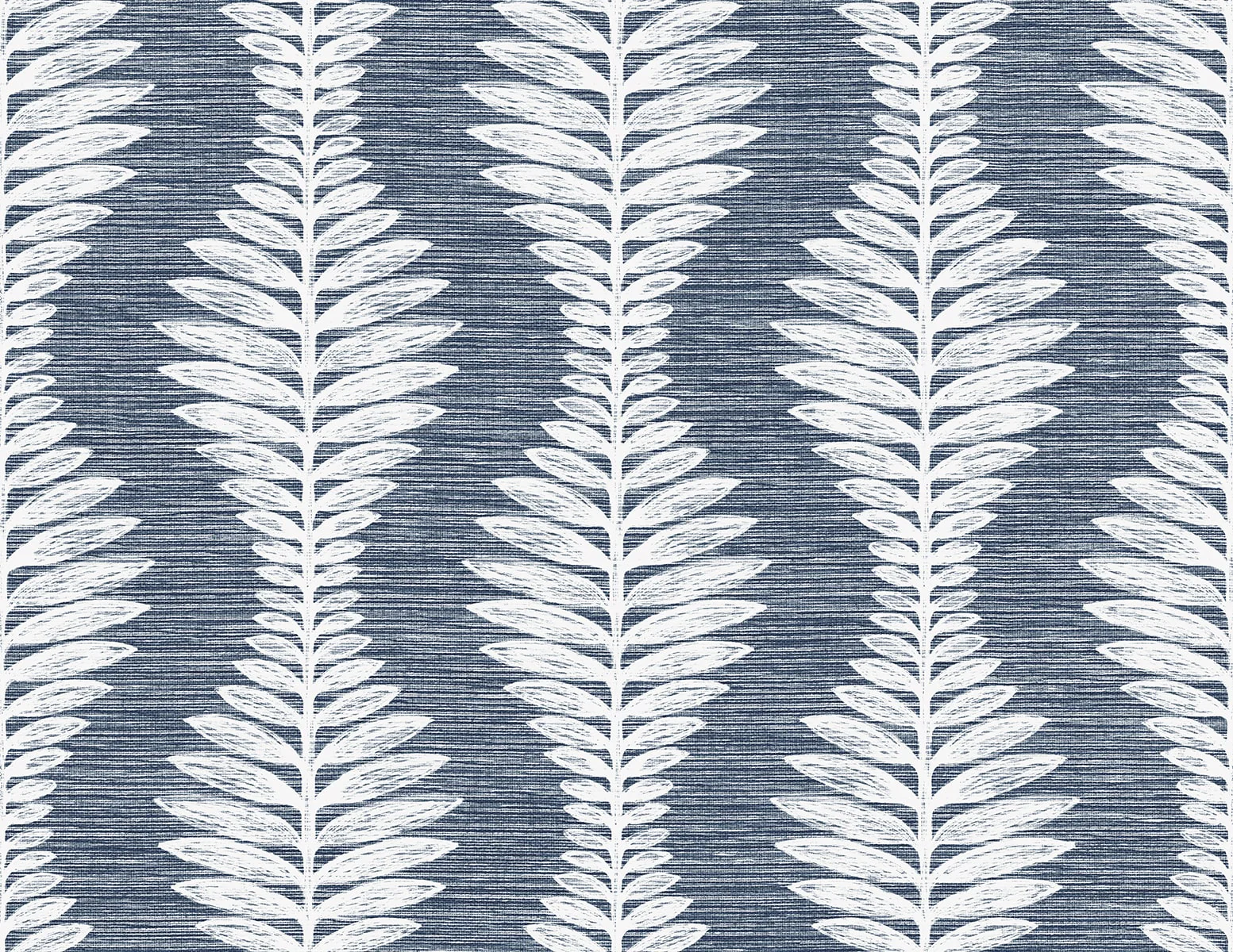 Carina Leaf Ogee Embossed Vinyl Unpasted Wallpaper - Image 6