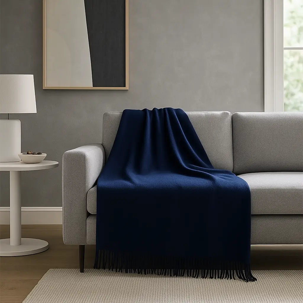 Cashmere Throw Blanket - 55"x74" - Image 25