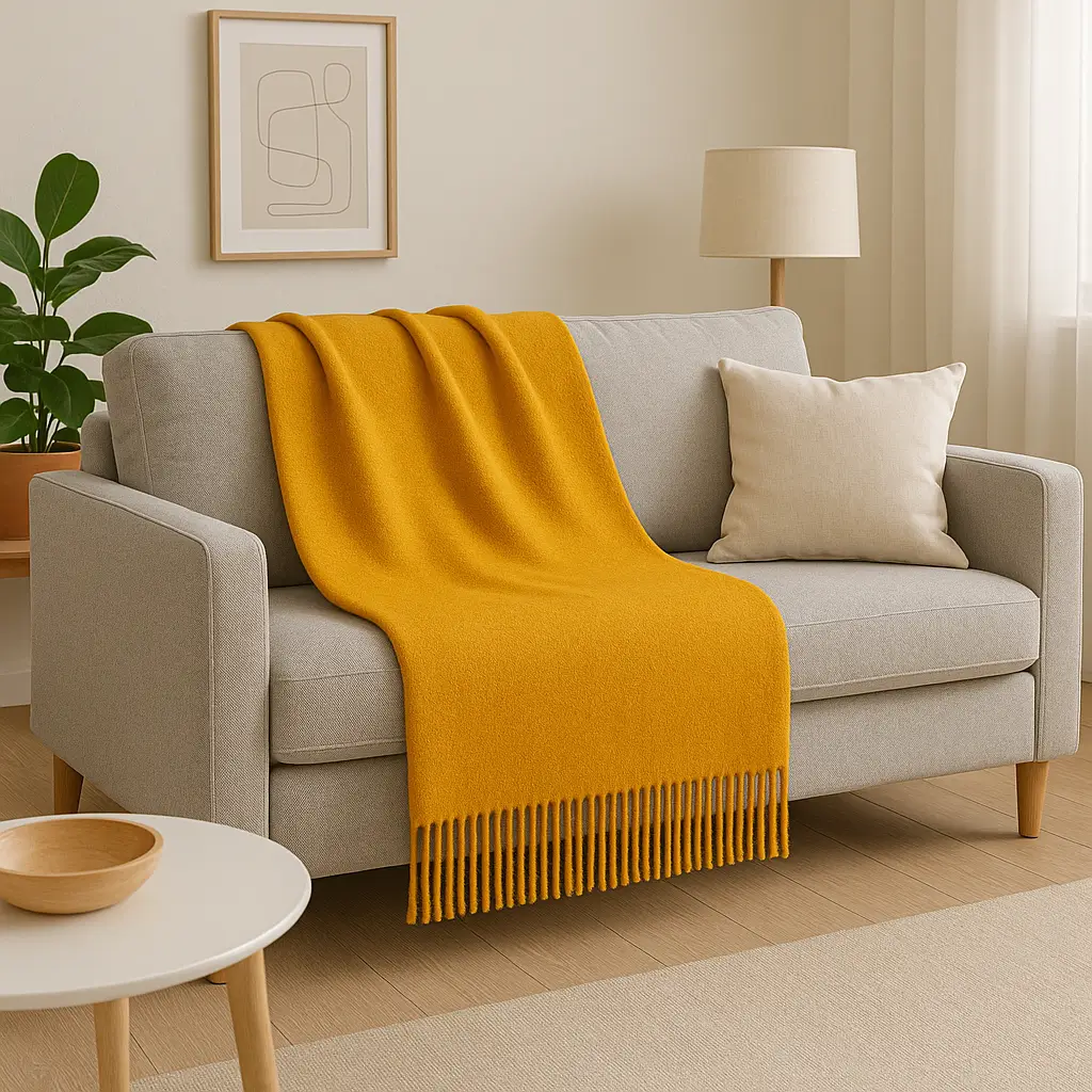 Cashmere Throw Blanket - 55"x74" - Image 31