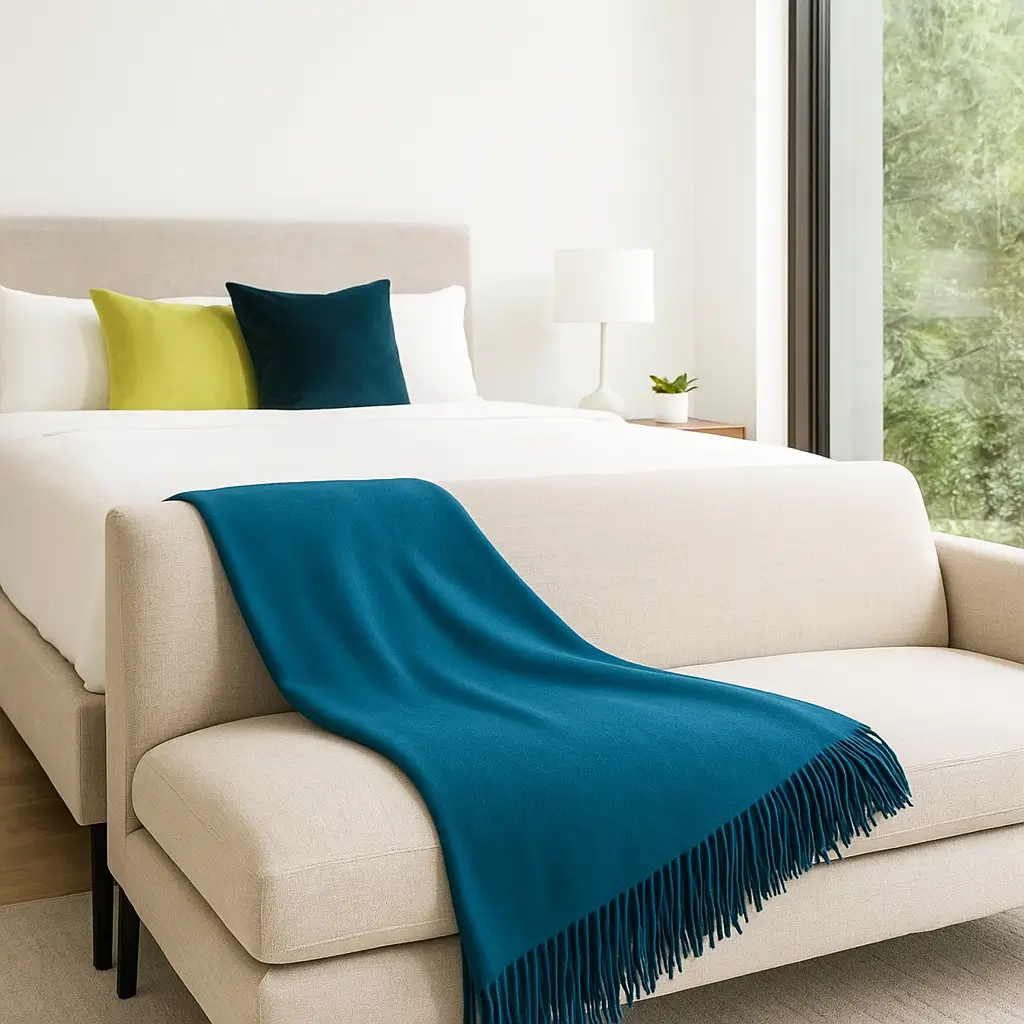 Cashmere Throw Blanket - 55"x74" - Image 38