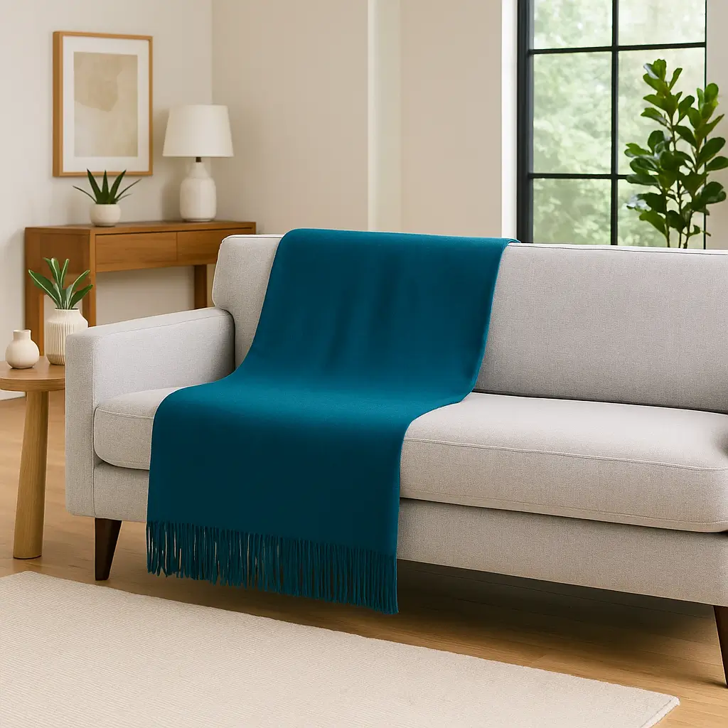 Cashmere Throw Blanket - 55"x74" - Image 40
