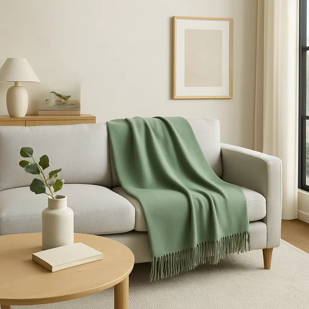 Cashmere Throw Blanket - 55"x74" - Image 42