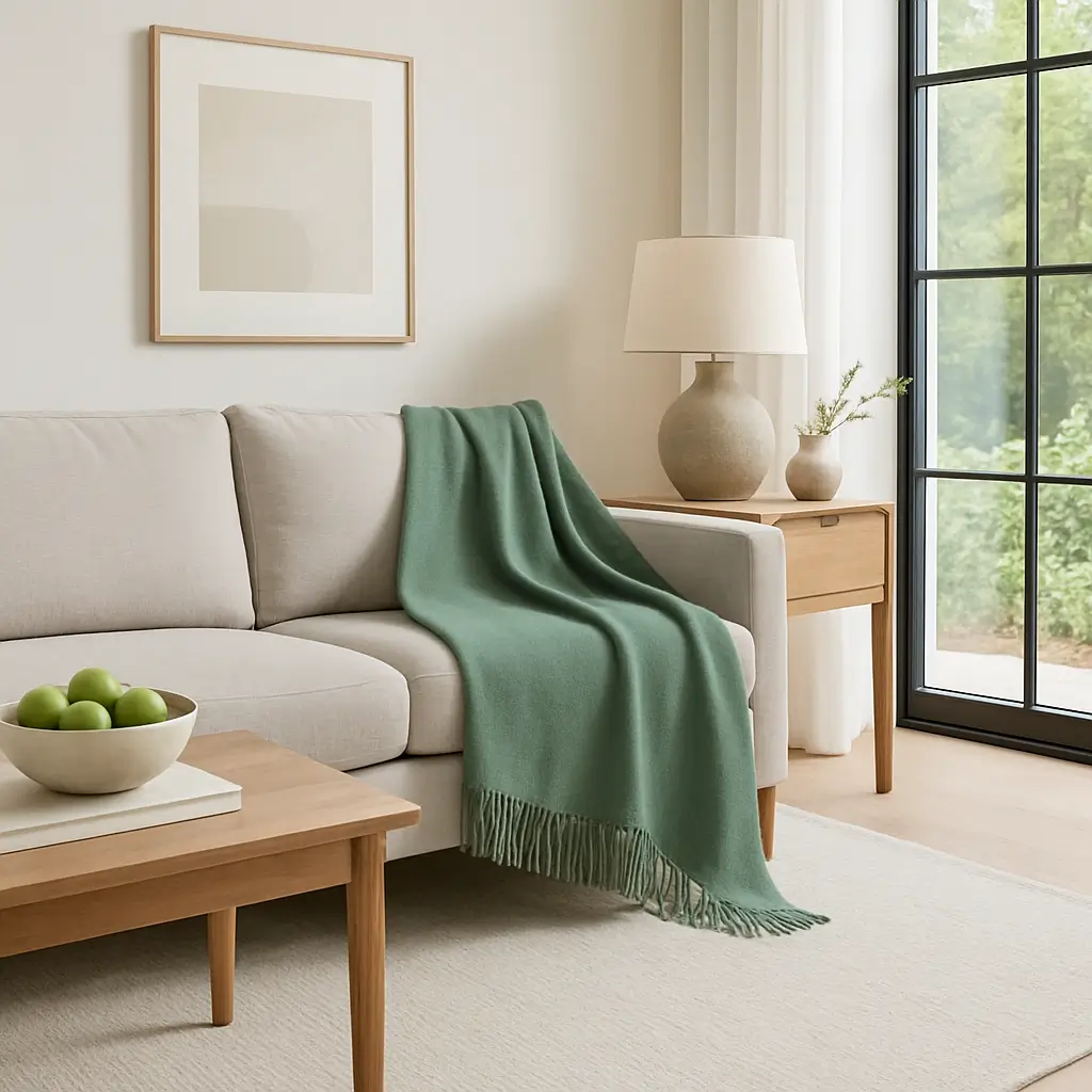 Cashmere Throw Blanket - 55"x74" - Image 43
