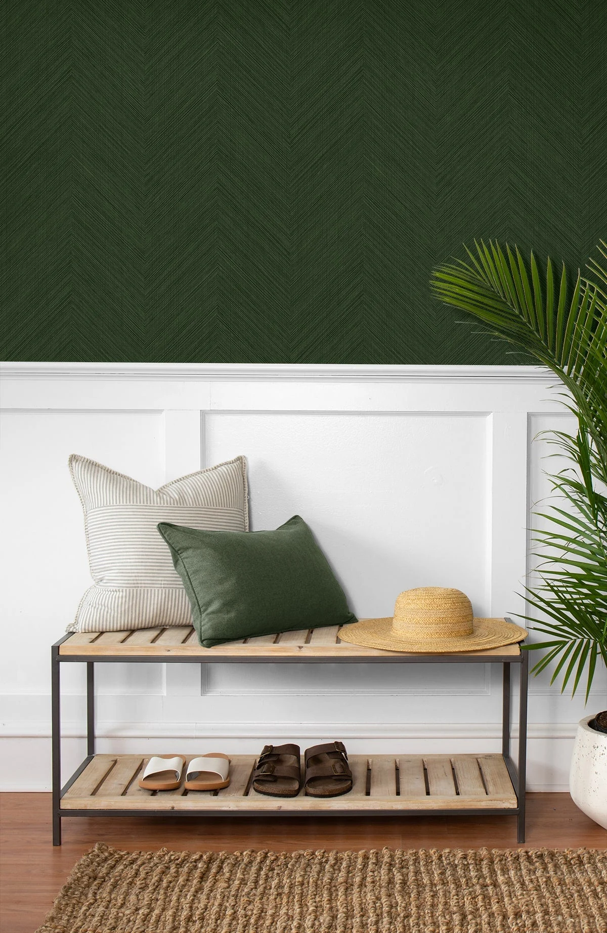 Chevron Stripe Peel and Stick Removable Wallpaper - Image 13