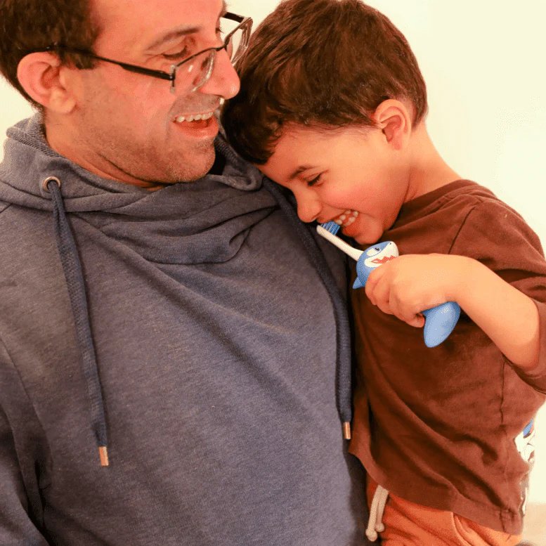 Chompers the Shark Toothbrush for Kids With Bonus Brush Head - Image 4