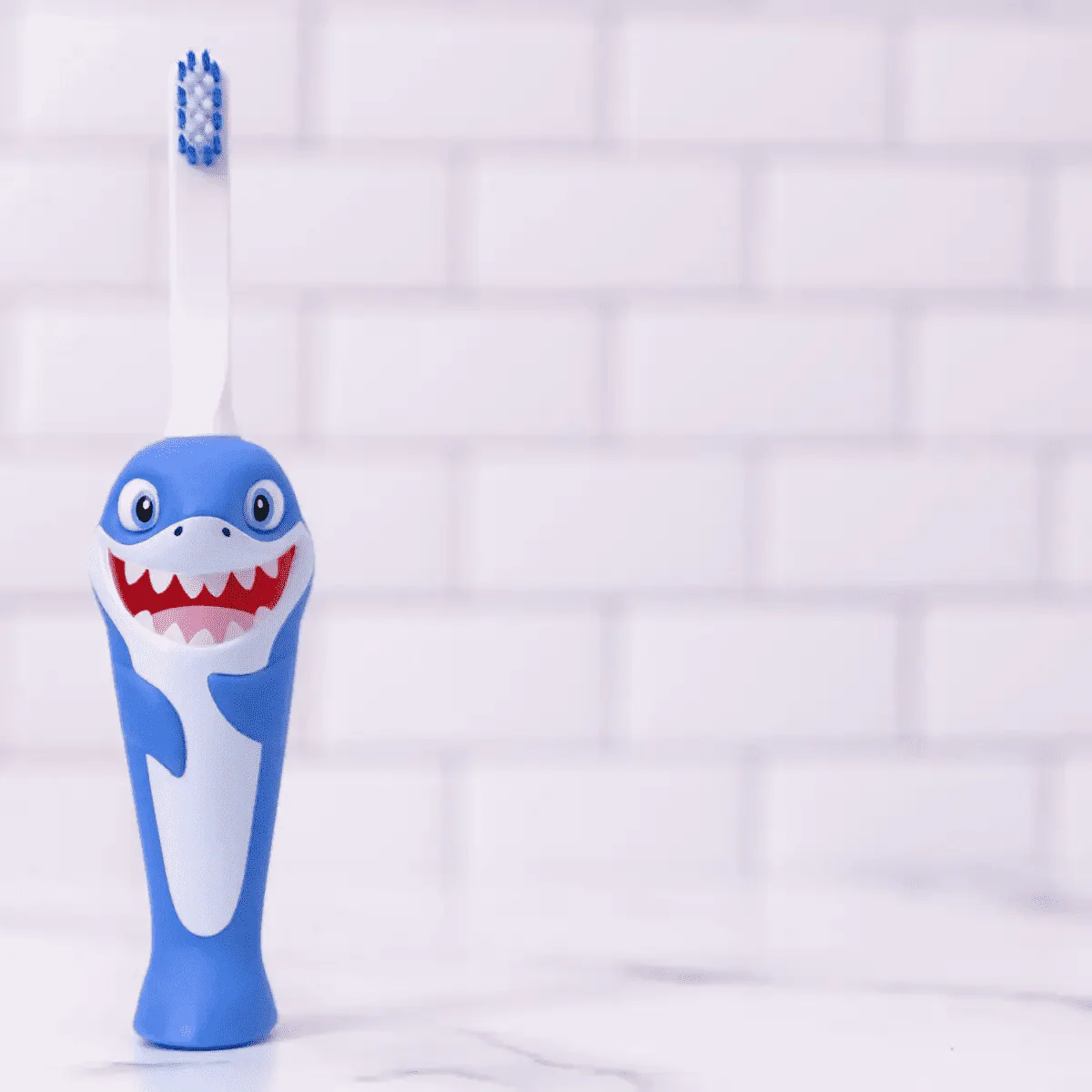 Chompers the Shark Toothbrush for Kids With Bonus Brush Head - Image 6