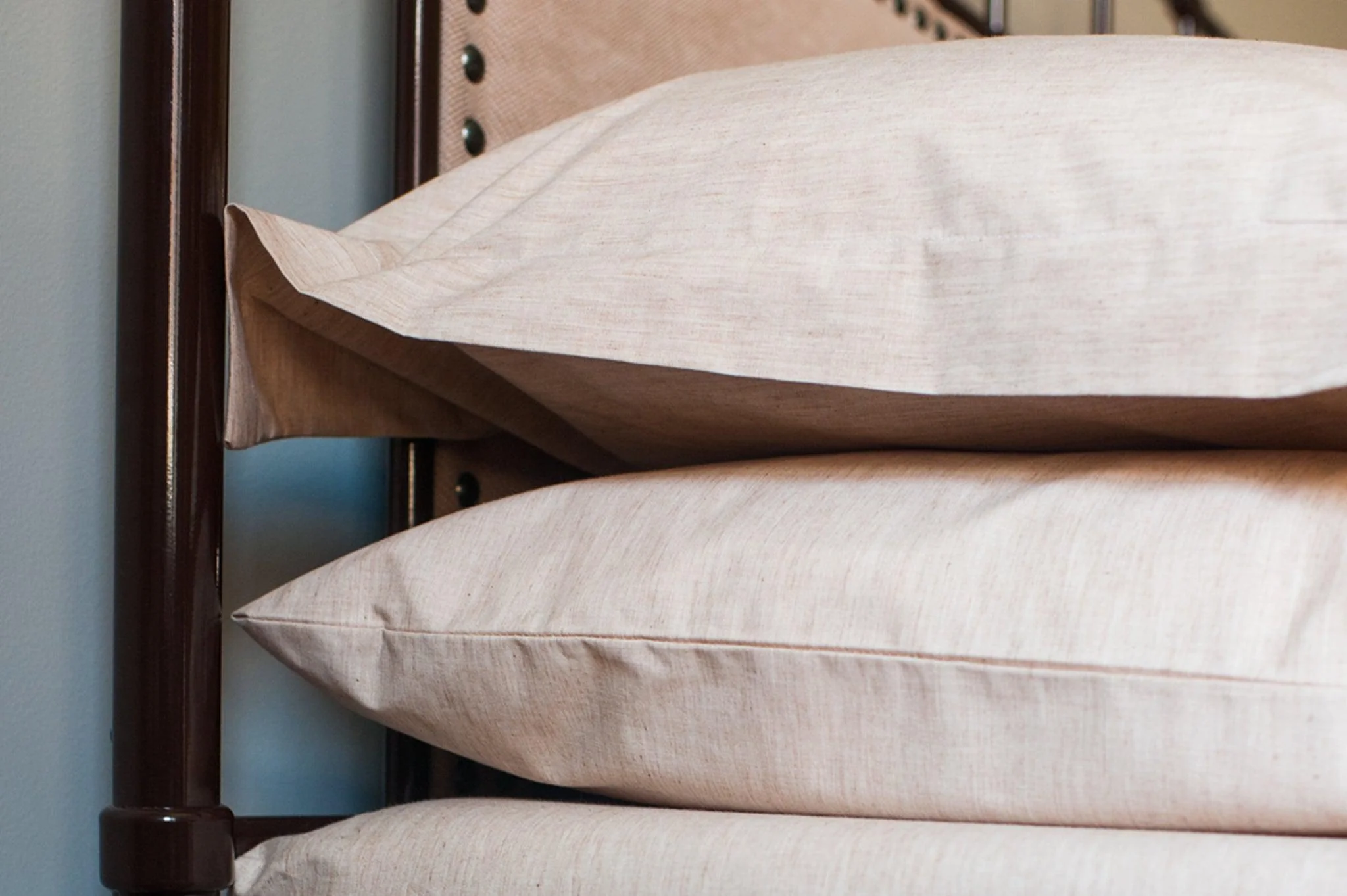 Colored Cotton Bed Pillowcases - Image 4