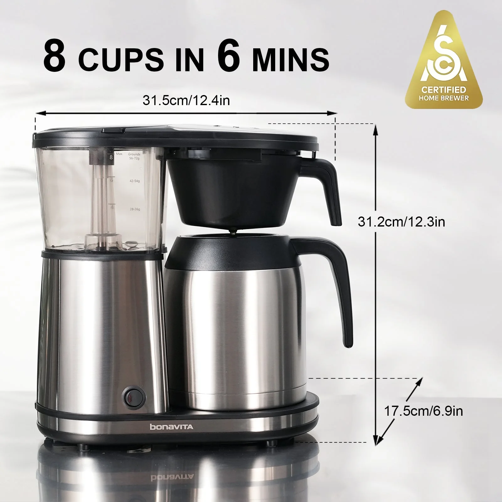 Connoisseur 8-Cup Drip Coffee Brewer - Image 6