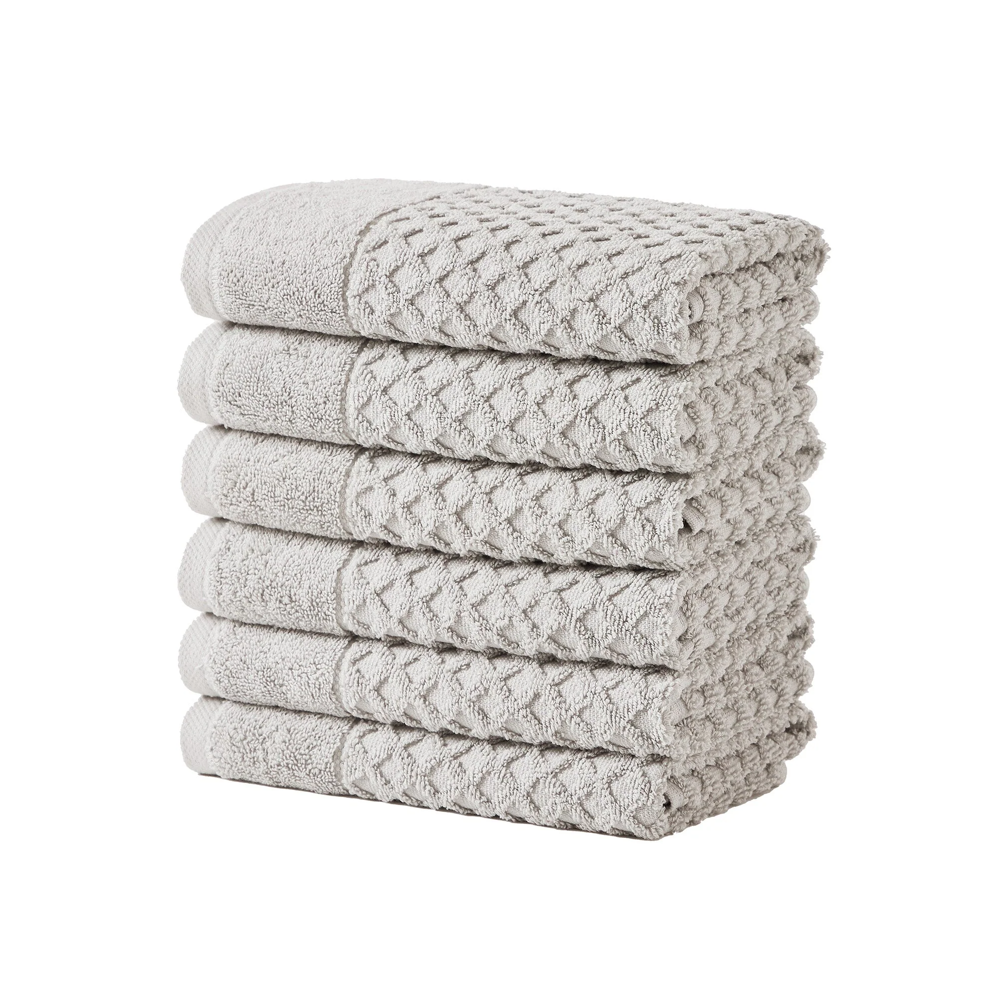 Cotton Diamond Waffle Weave Bath Towel Set - Grayson Collection - Image 140