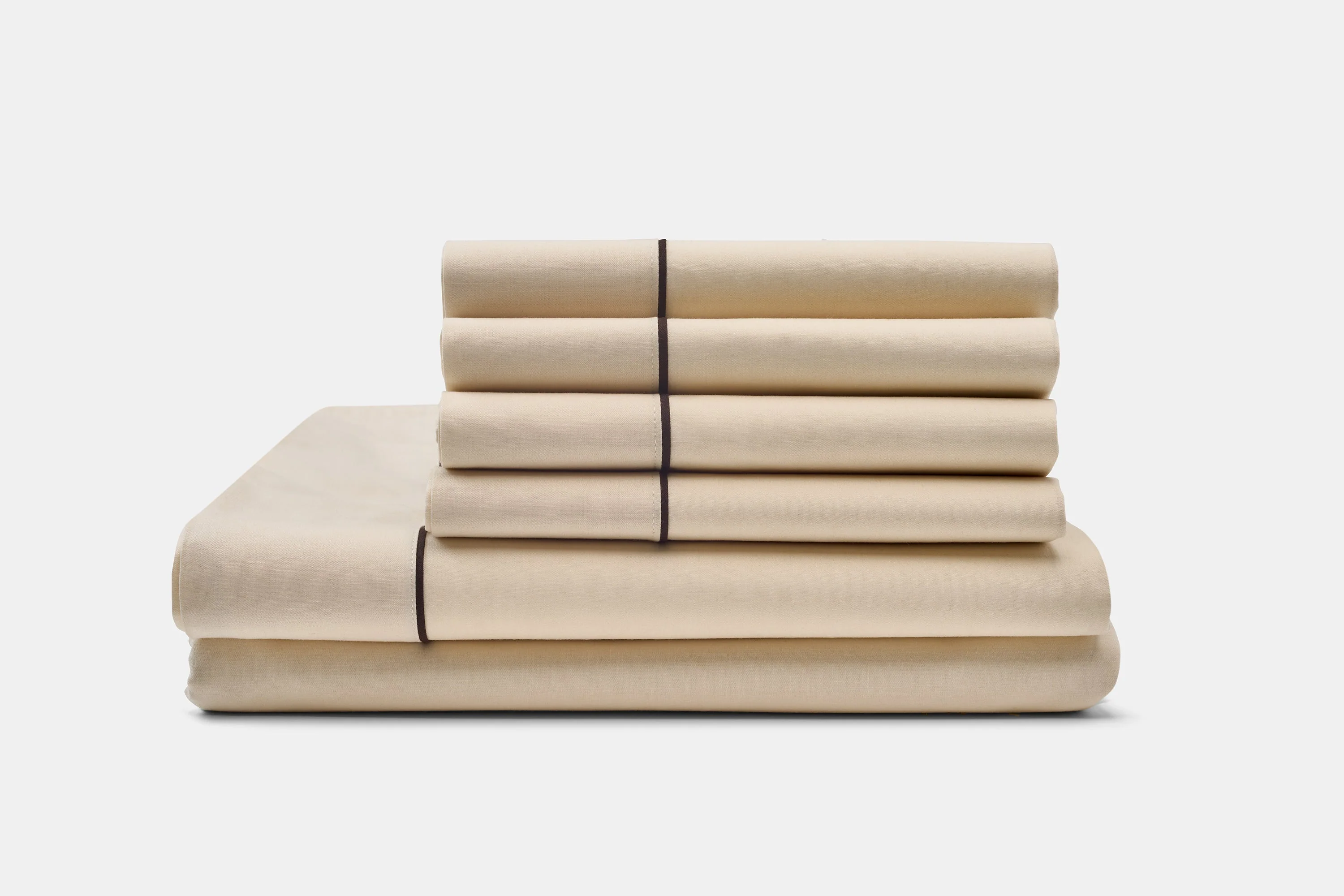 Cotton Piping Design Bed Sheet Set - Image 10