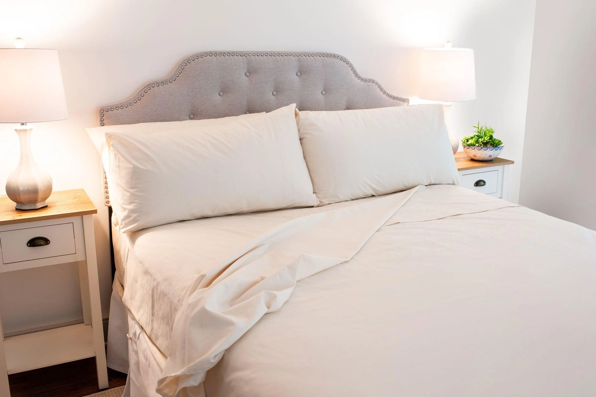 Cotton Single [Separate] Flat Bed Sheet - Image 2