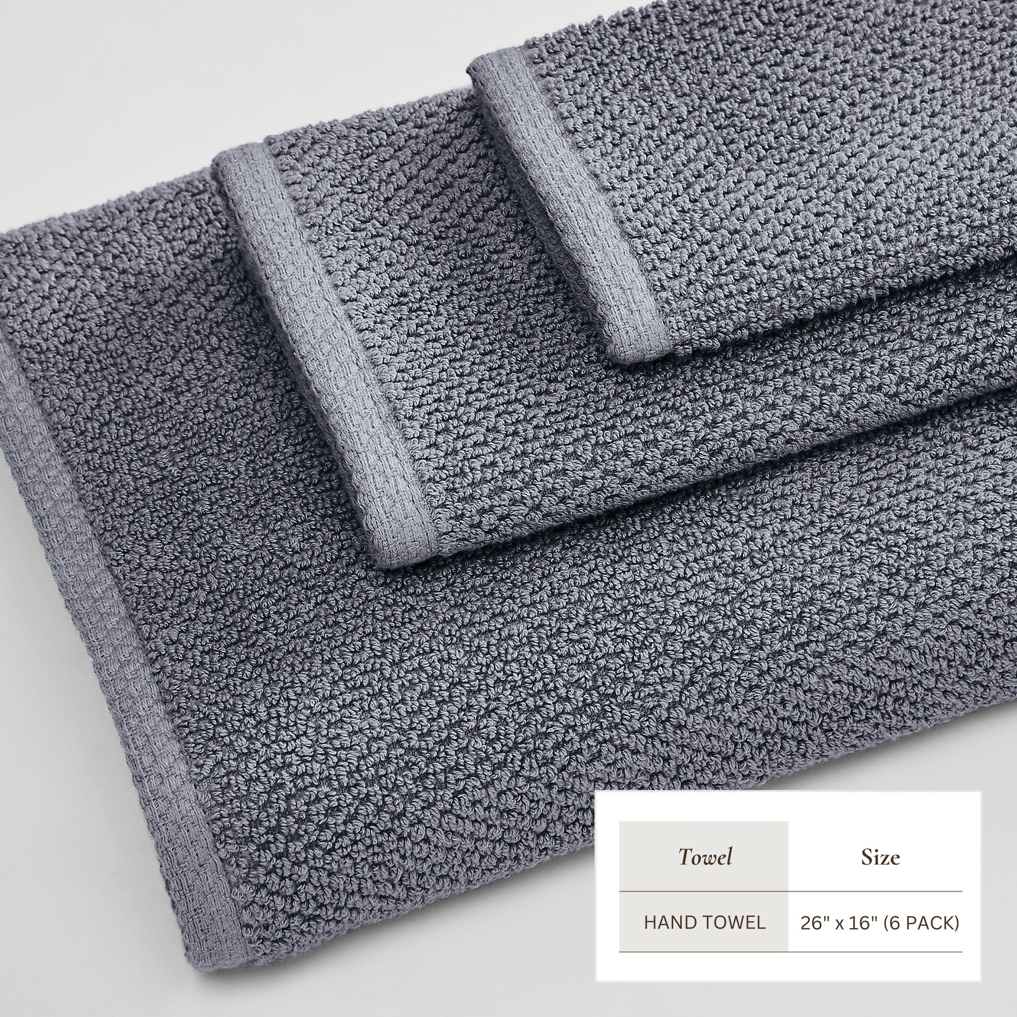 Cotton Textured Bath Towel Set - Acacia Collection - Image 109