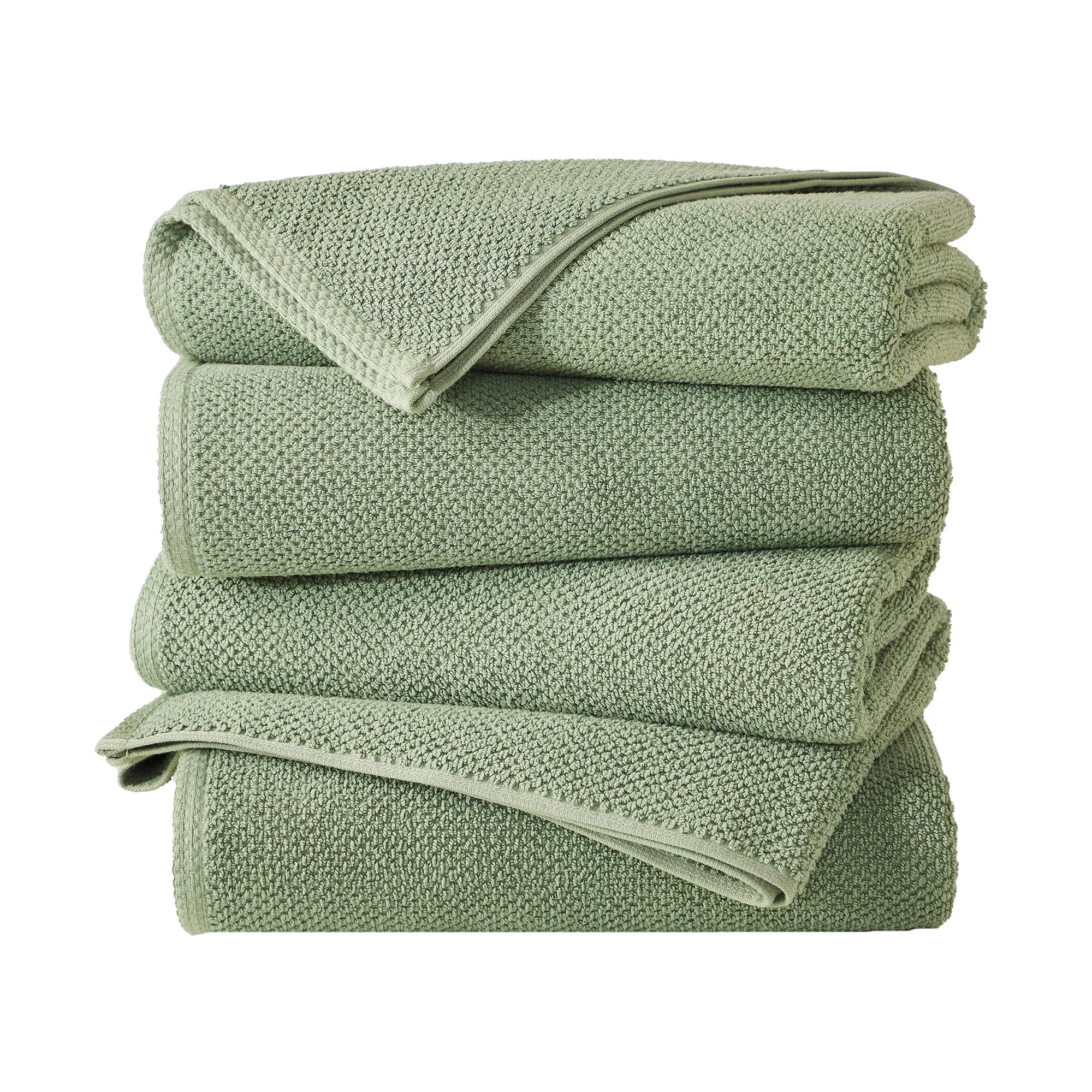 Cotton Textured Bath Towel Set - Acacia Collection - Image 128