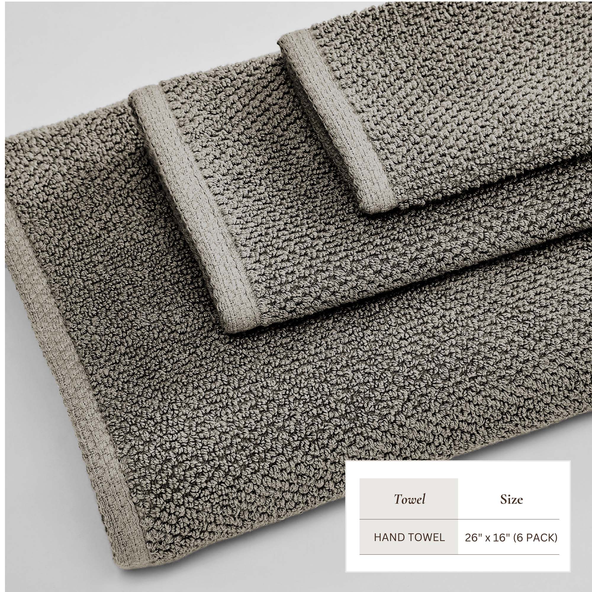 Cotton Textured Bath Towel Set - Acacia Collection - Image 179
