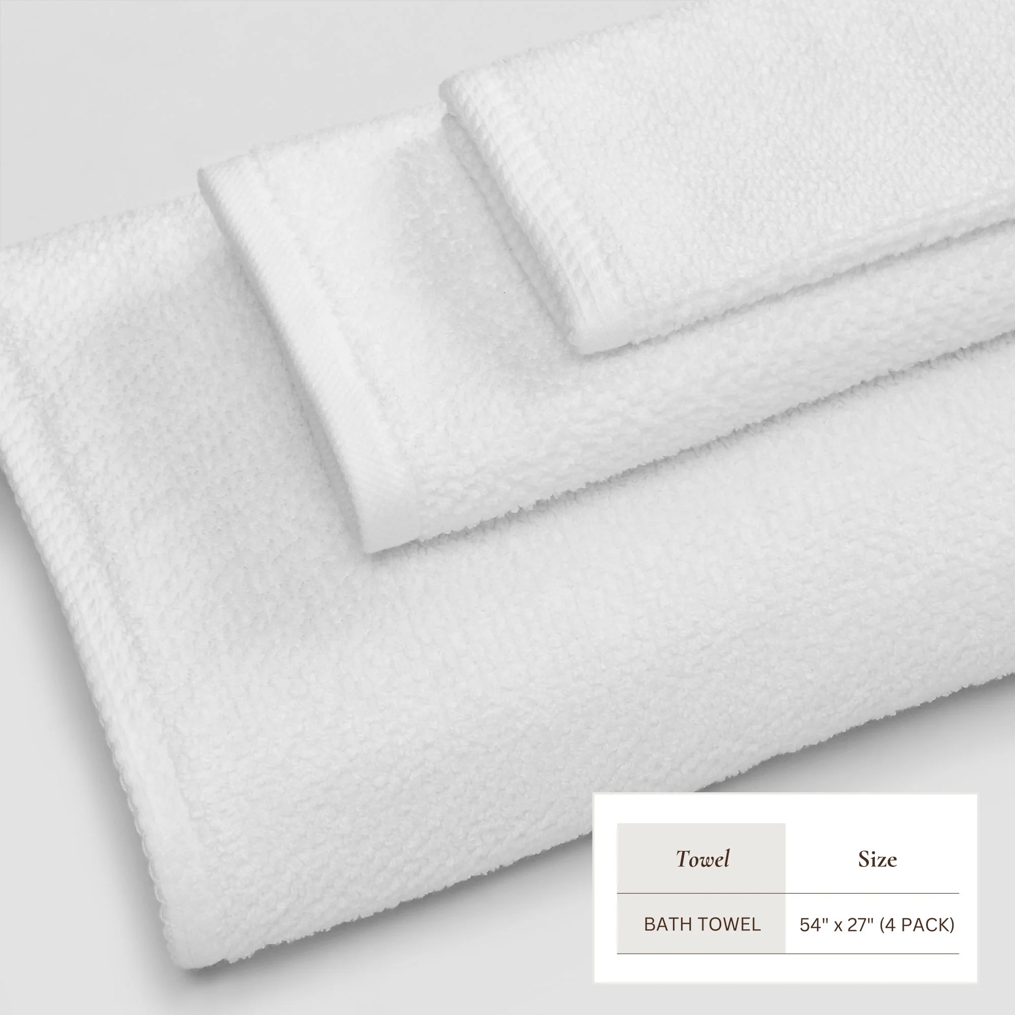 Cotton Textured Bath Towel Set - Acacia Collection - Image 24