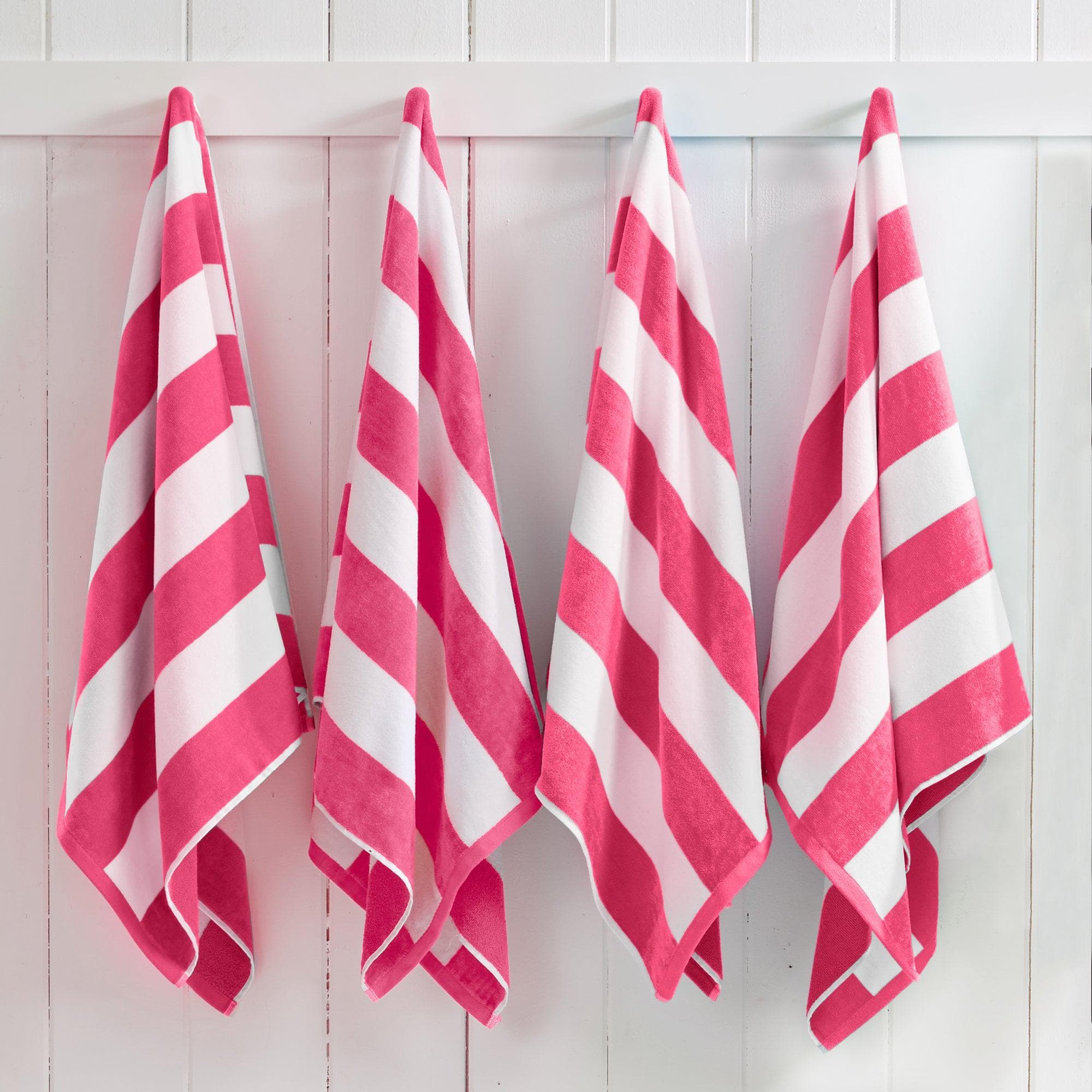 Cotton Velour Cabana Stripe Beach Towel - Novia Collection - Image 128