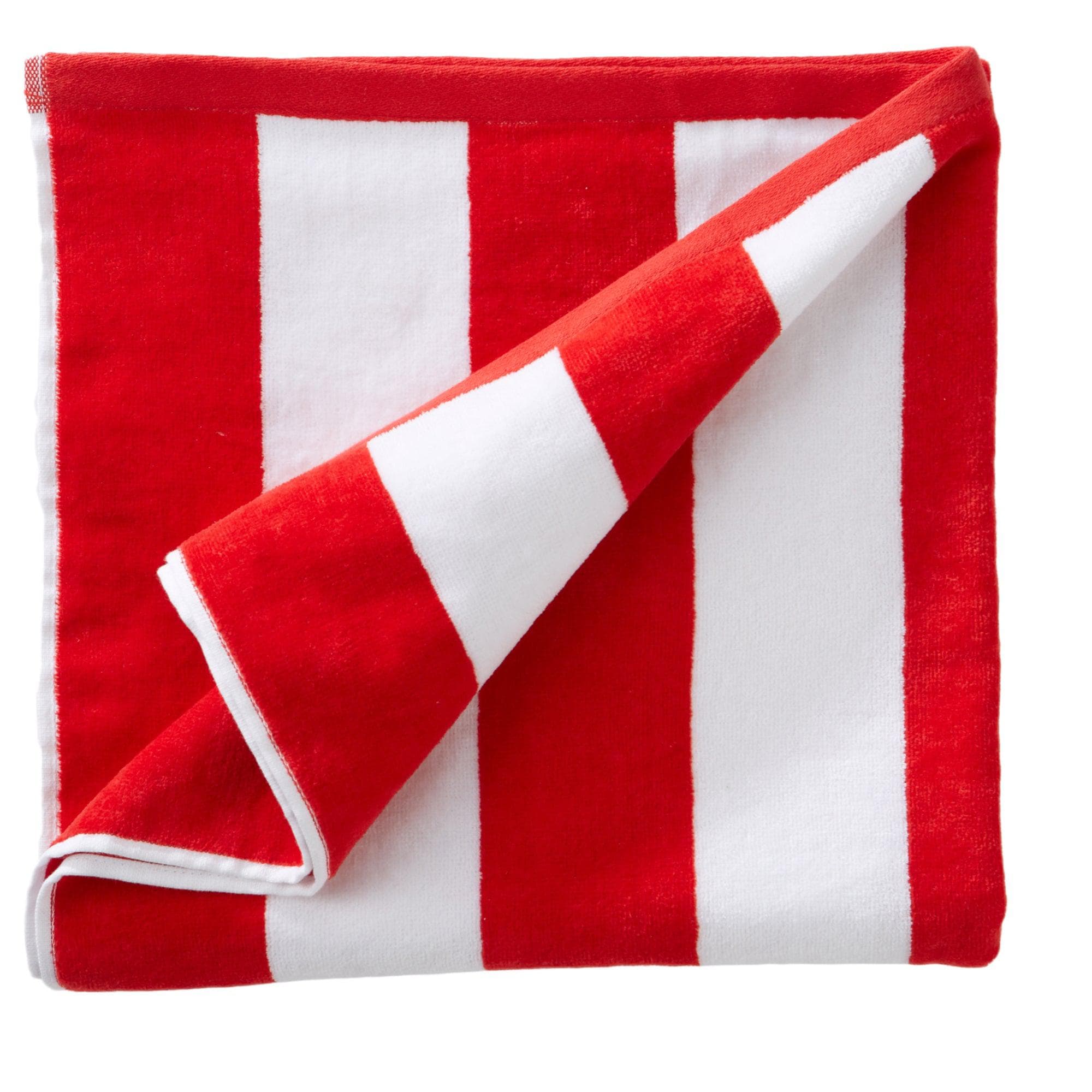 Cotton Velour Cabana Stripe Beach Towel - Novia Collection - Image 146