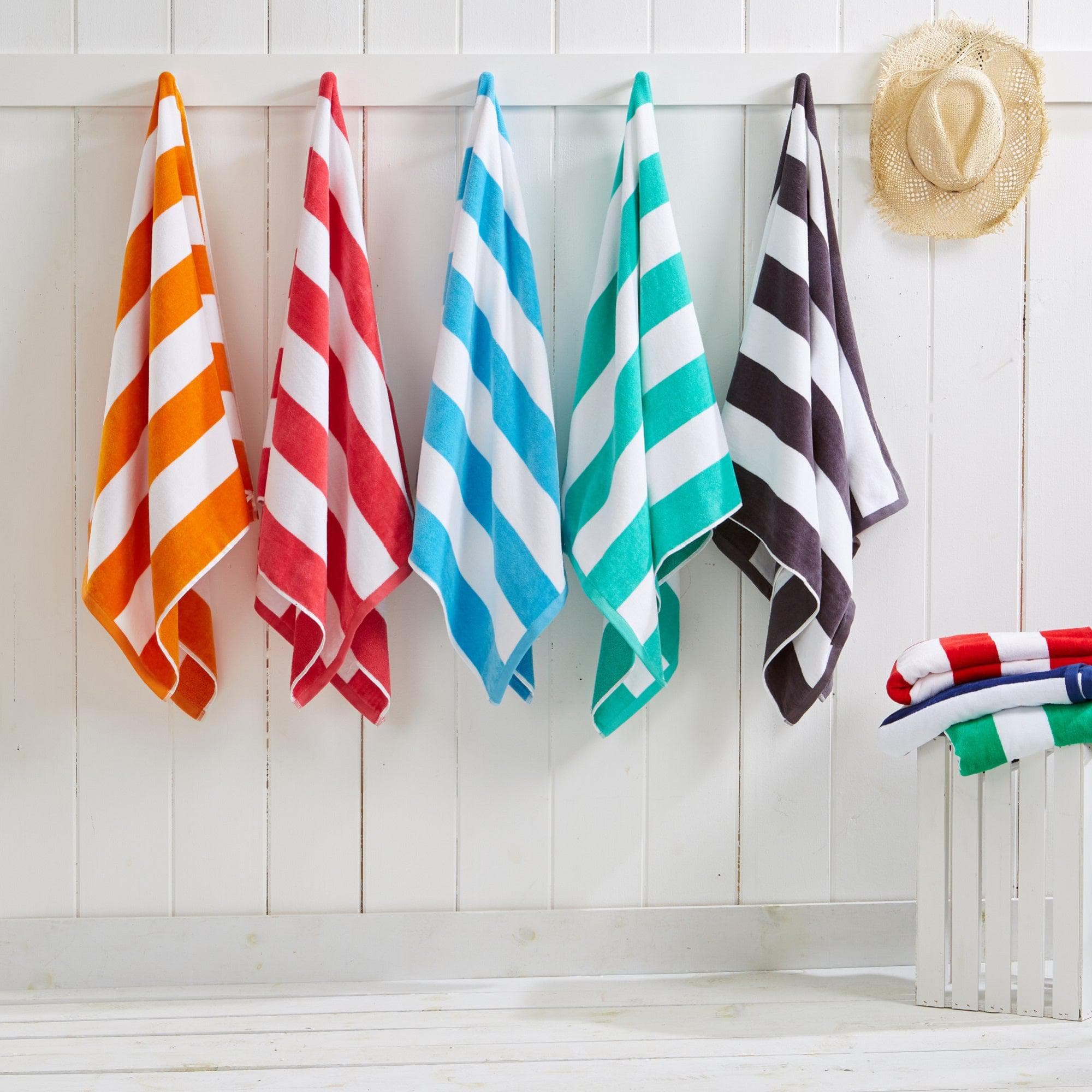 Cotton Velour Cabana Stripe Beach Towel - Novia Collection - Image 16