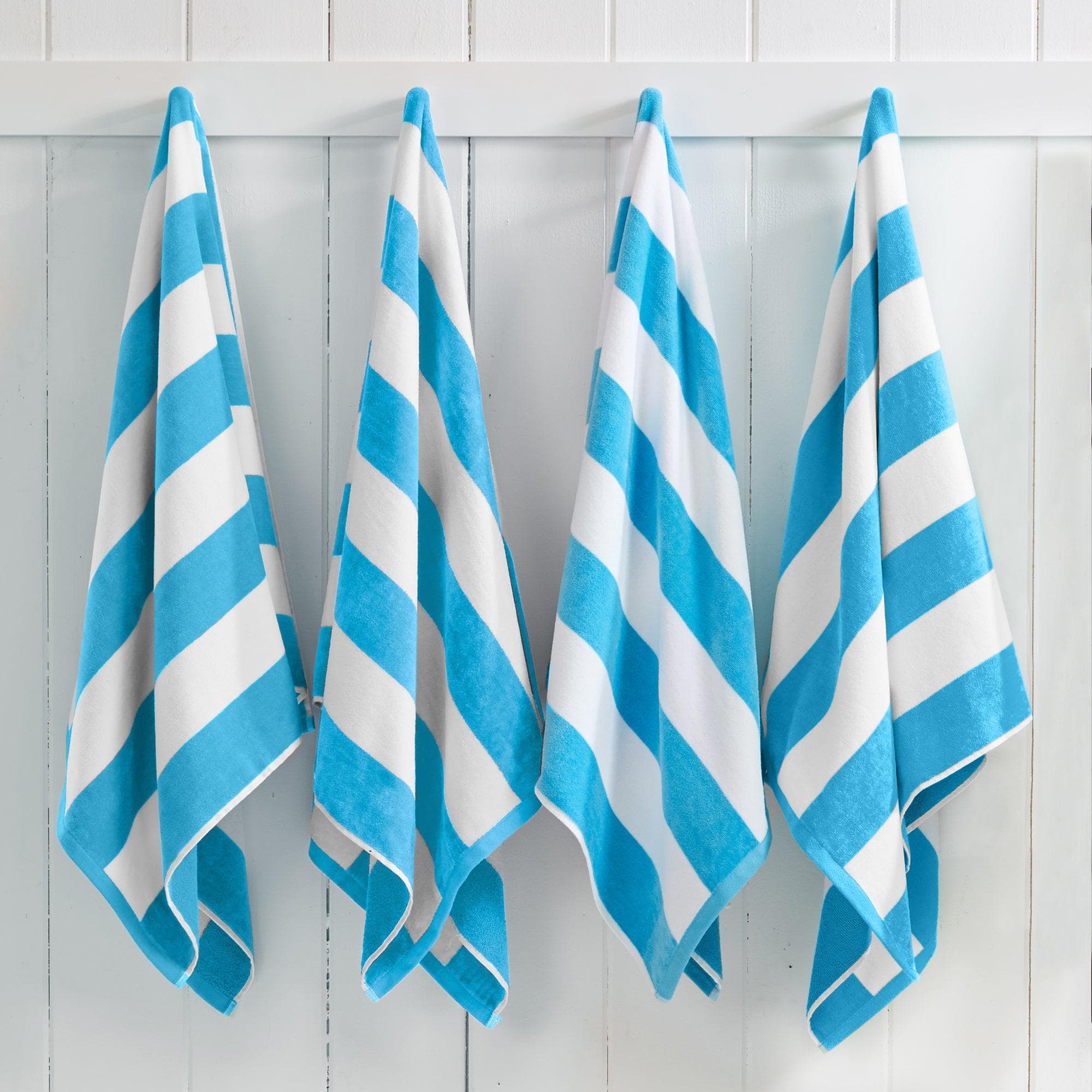 Cotton Velour Cabana Stripe Beach Towel - Novia Collection - Image 25