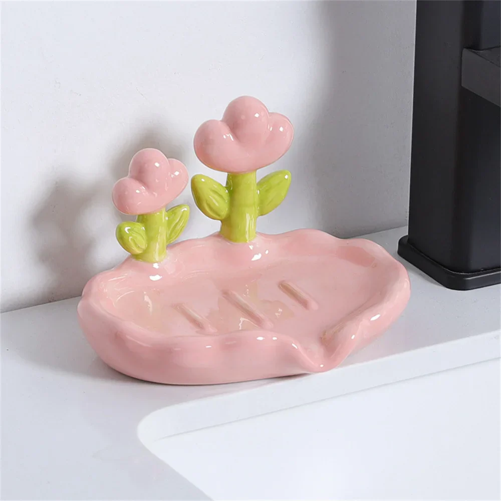 Cute Flowers Soap Dish by Kore Kawaii - Image 3