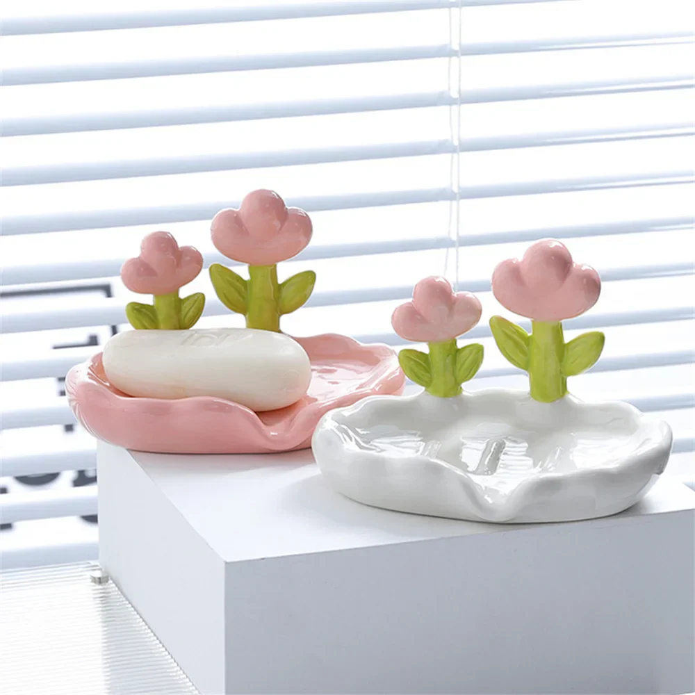 Cute Flowers Soap Dish by Kore Kawaii - Image 4