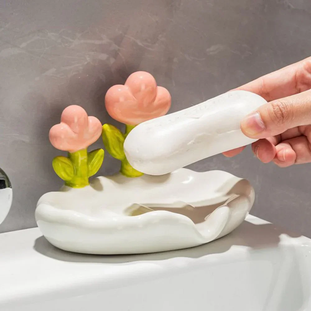 Cute Flowers Soap Dish by Kore Kawaii - Image 5