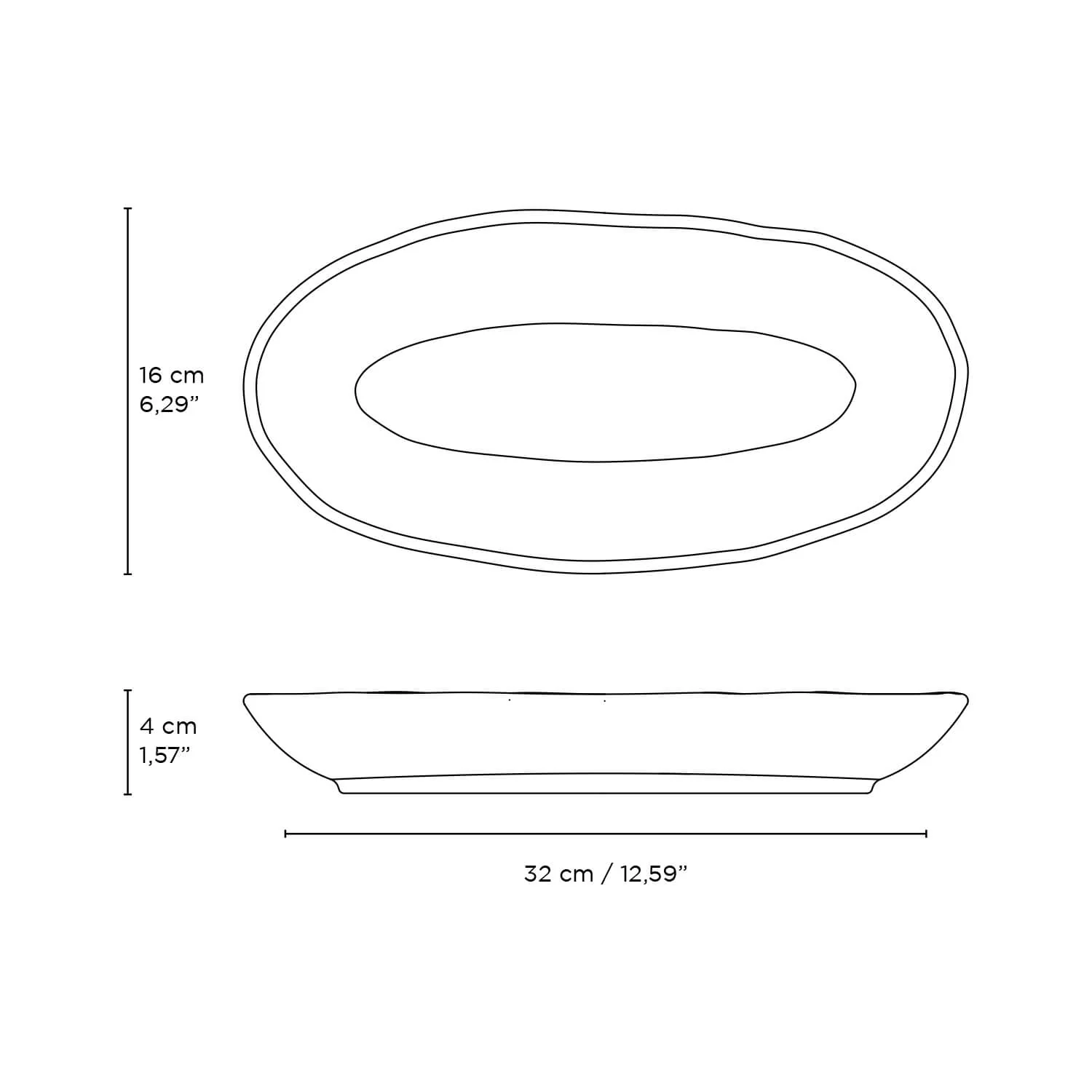 Deep Oval Platter Set of 4 - Image 75