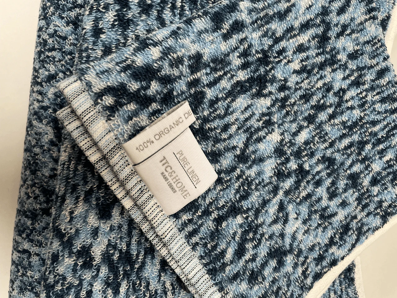 Denim Blue Linen/cotton by Turkish Towel Collection - Image 3