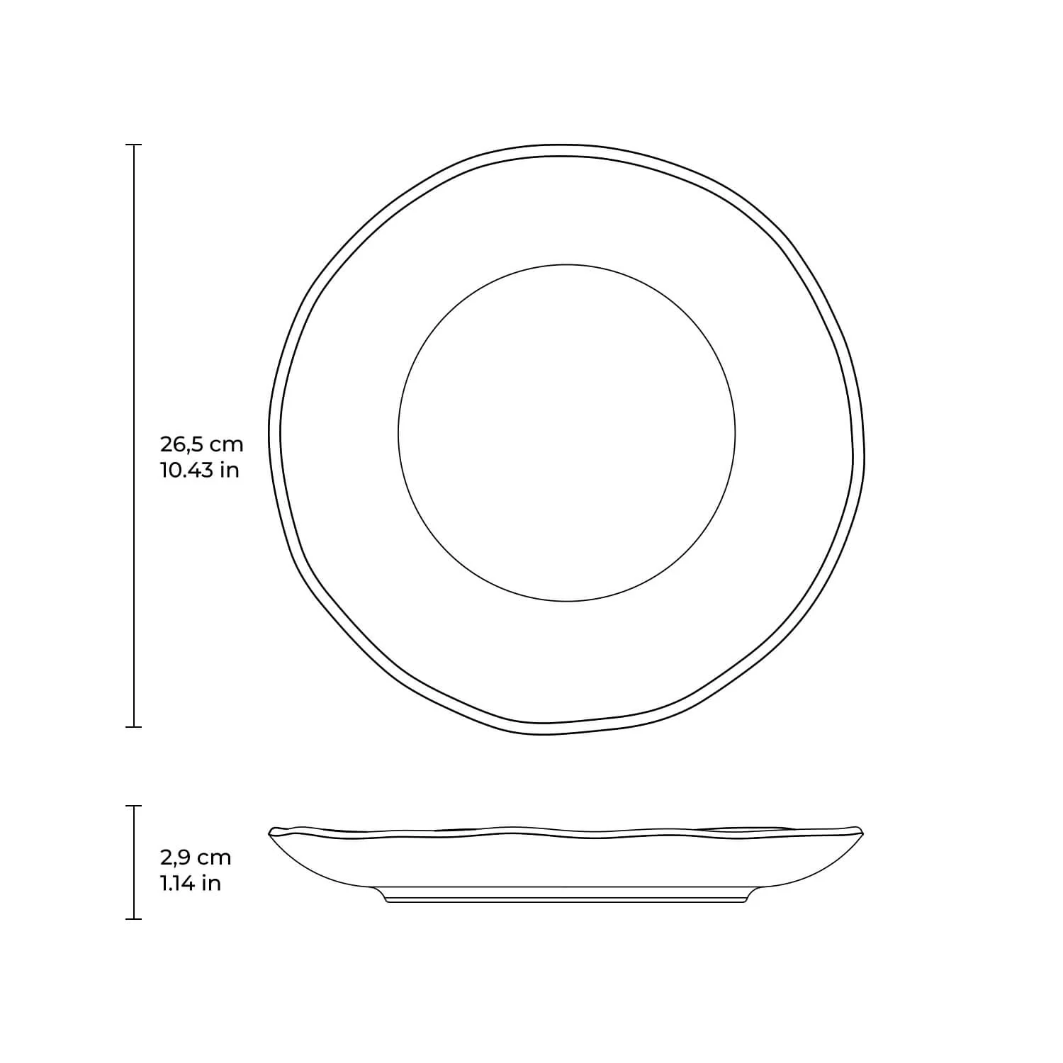 Dinner Plate Set of 6 - Image 151