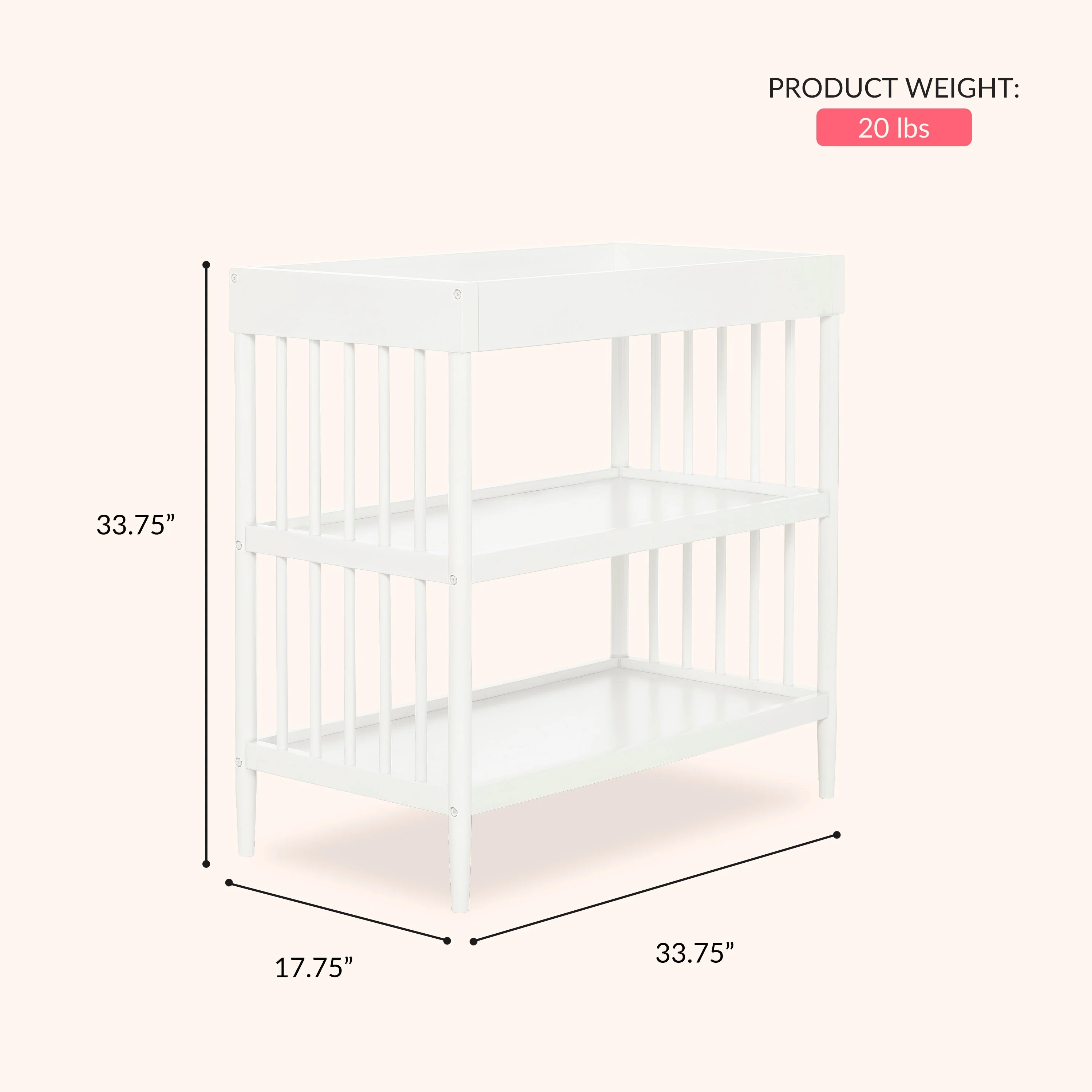 Dream On Me Clover Changing Table - Image 9