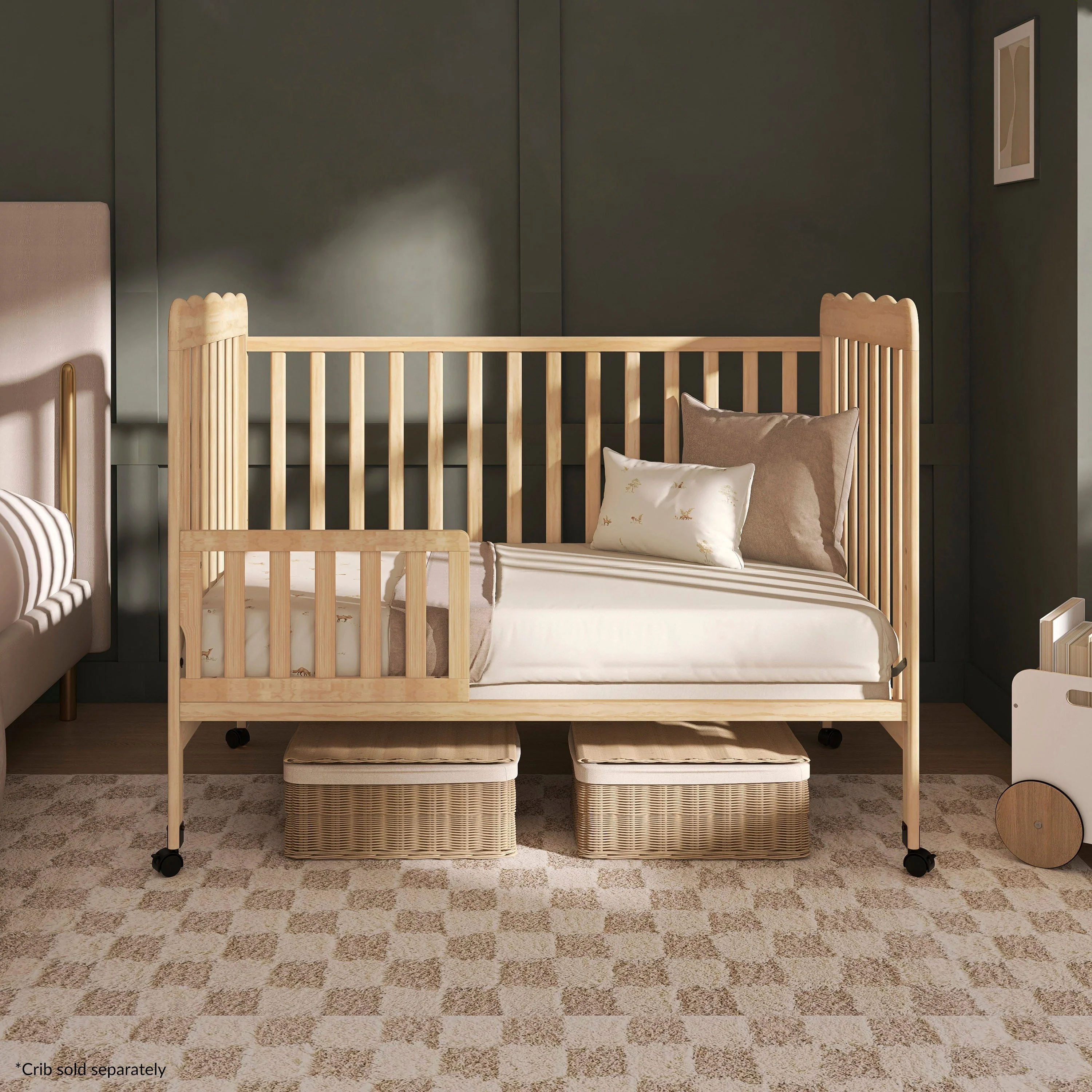 Dream On Me Convertible Crib Toddler Guard Rail - Image 13