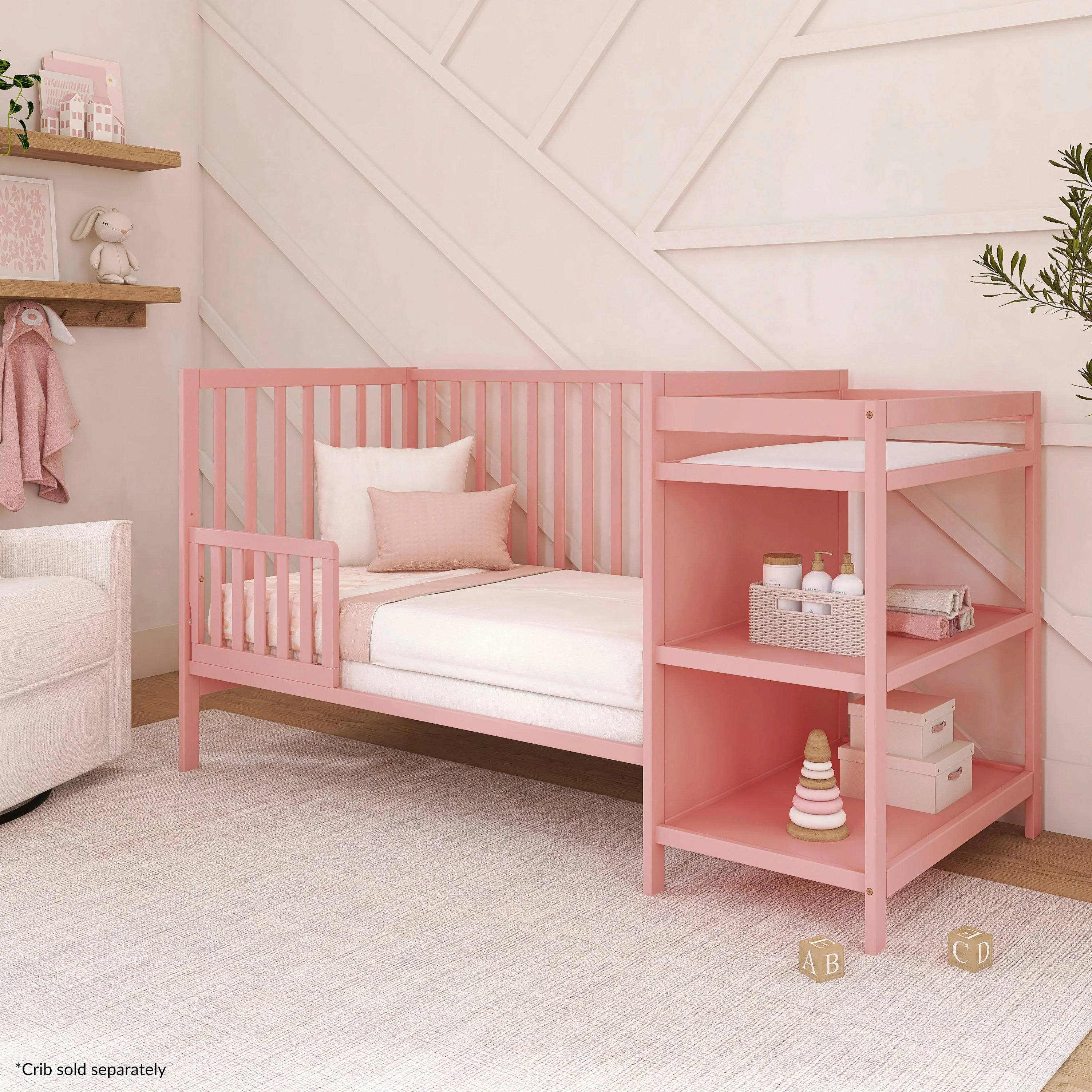 Dream On Me Convertible Crib Toddler Guard Rail - Image 37
