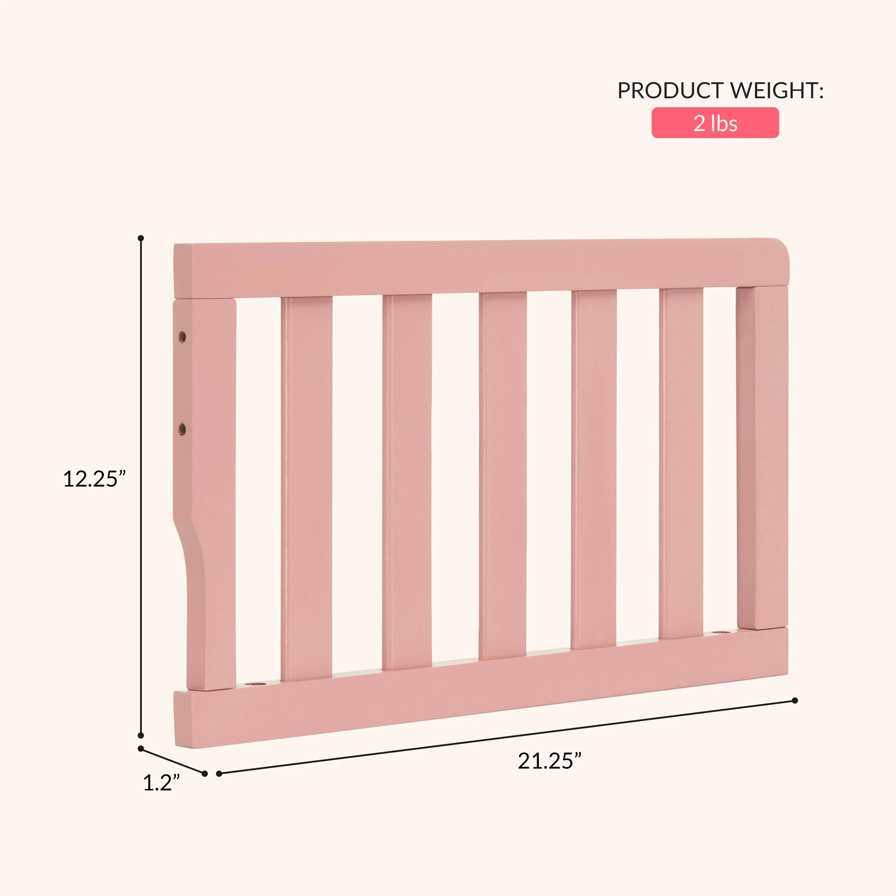 Dream On Me Convertible Crib Toddler Guard Rail - Image 38