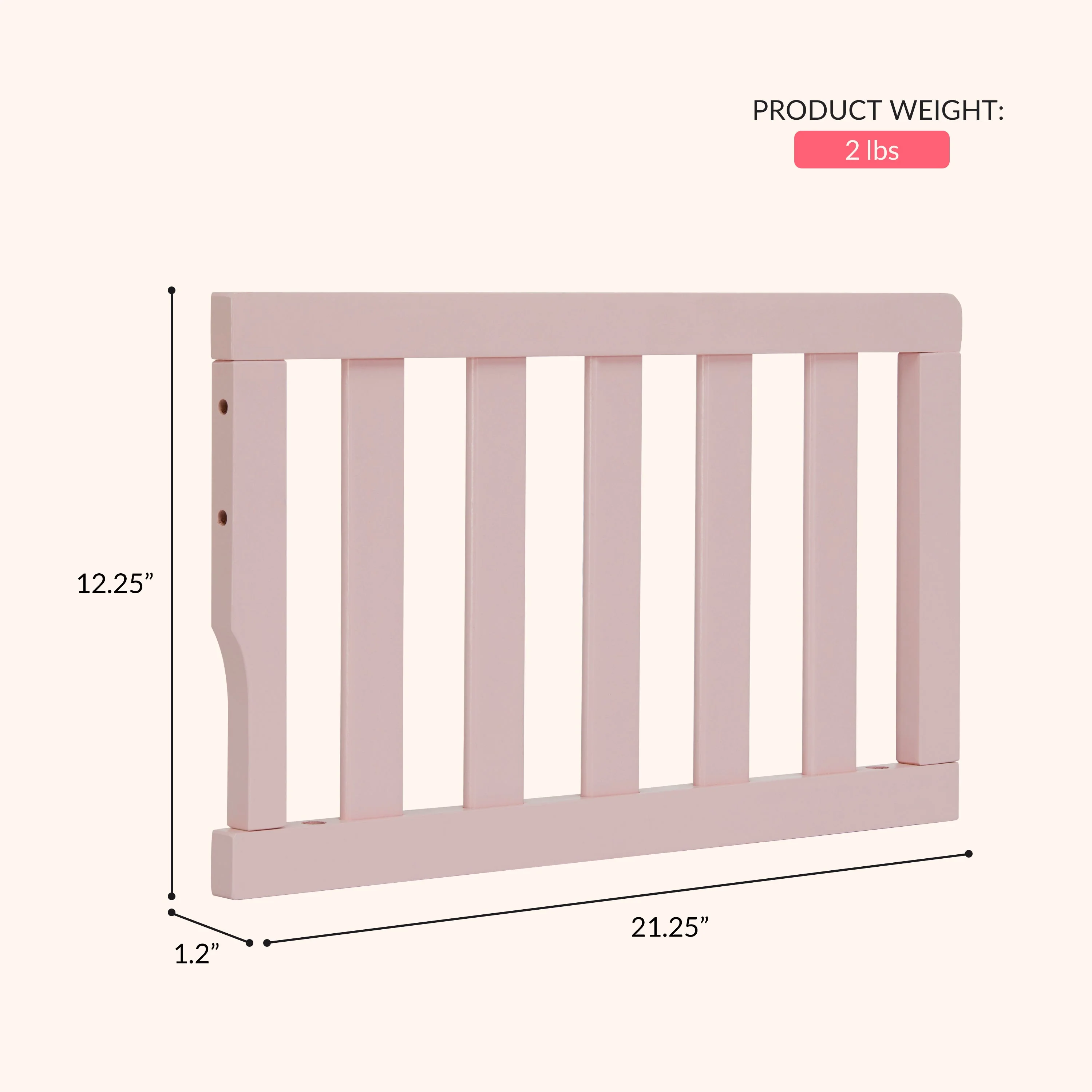 Dream On Me Convertible Crib Toddler Guard Rail - Image 43