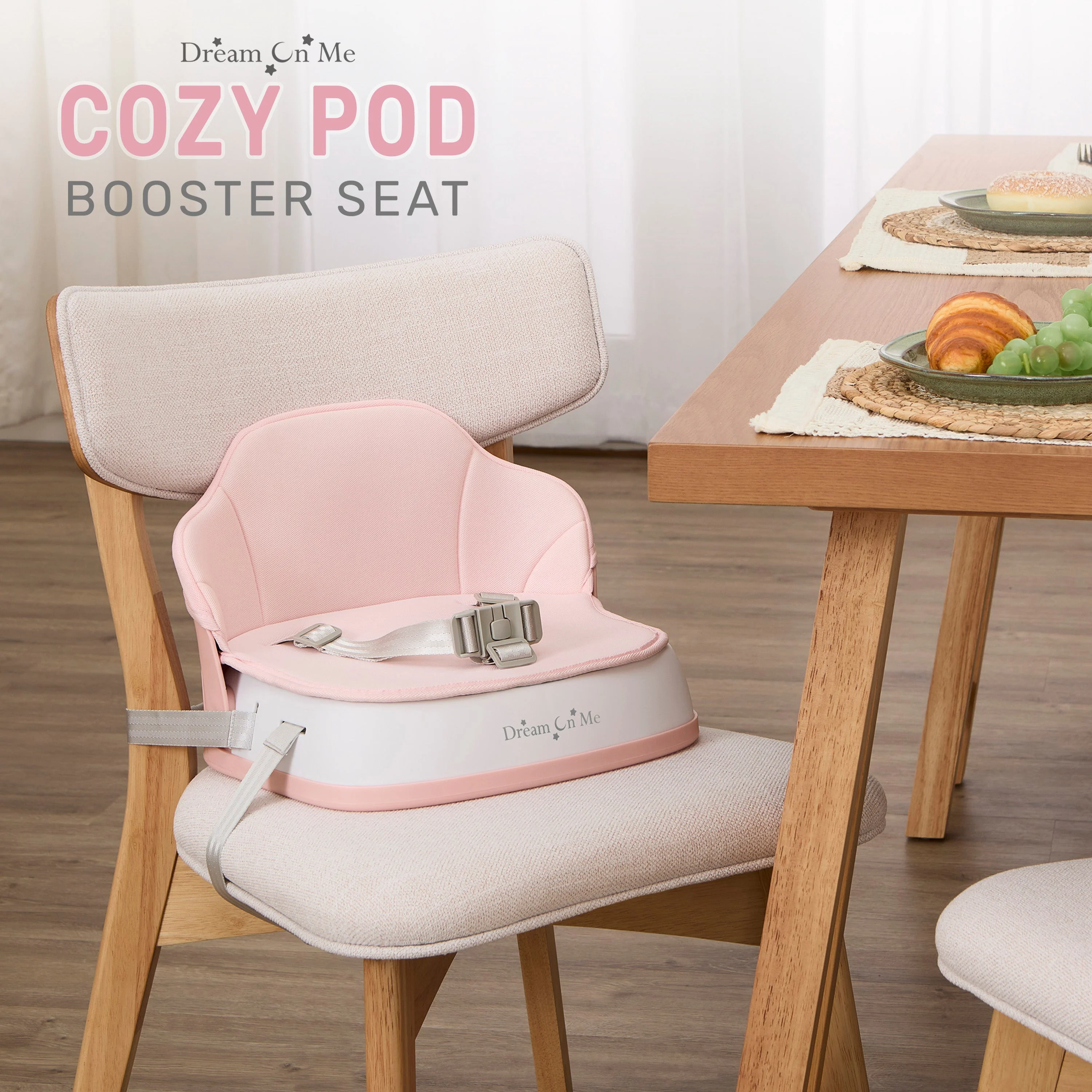 Dream On Me Cozy Pod Booster Seat with Removable Cover - Image 23