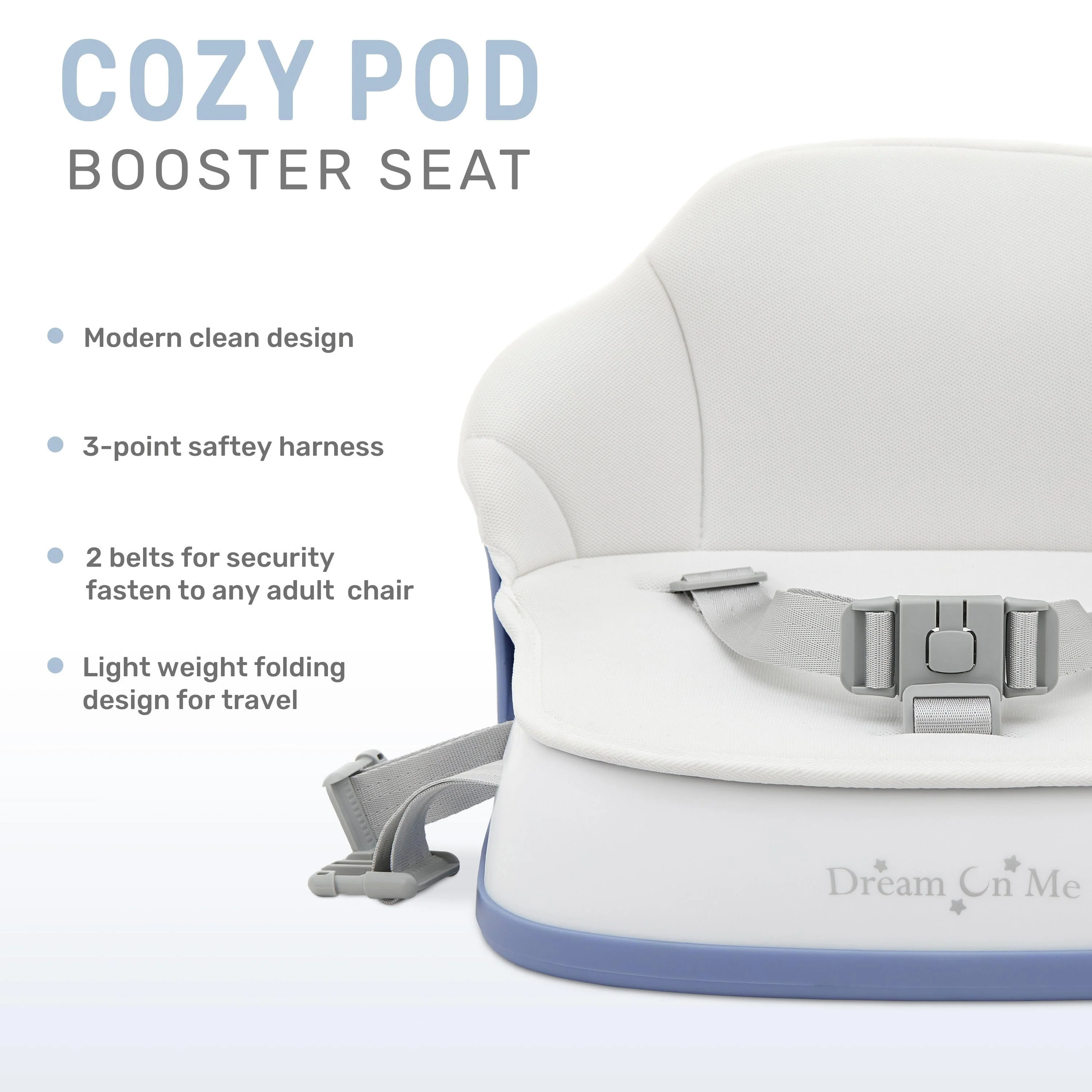 Dream On Me Cozy Pod Booster Seat with Removable Cover - Image 32