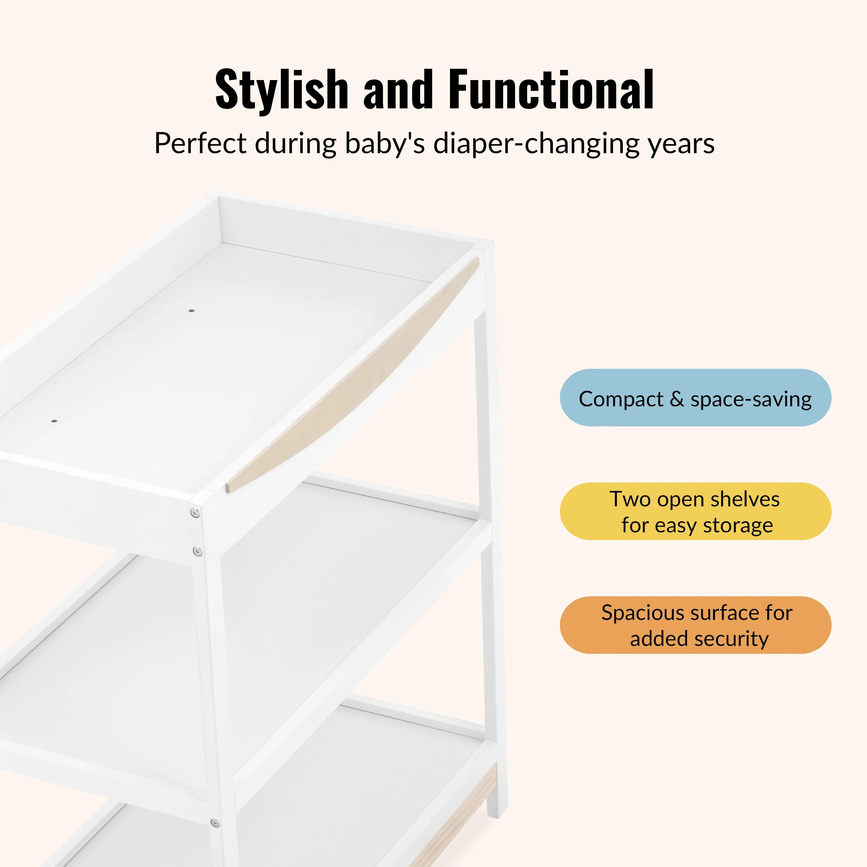 Dream On Me Emerson Baby Changing Table - Image 4