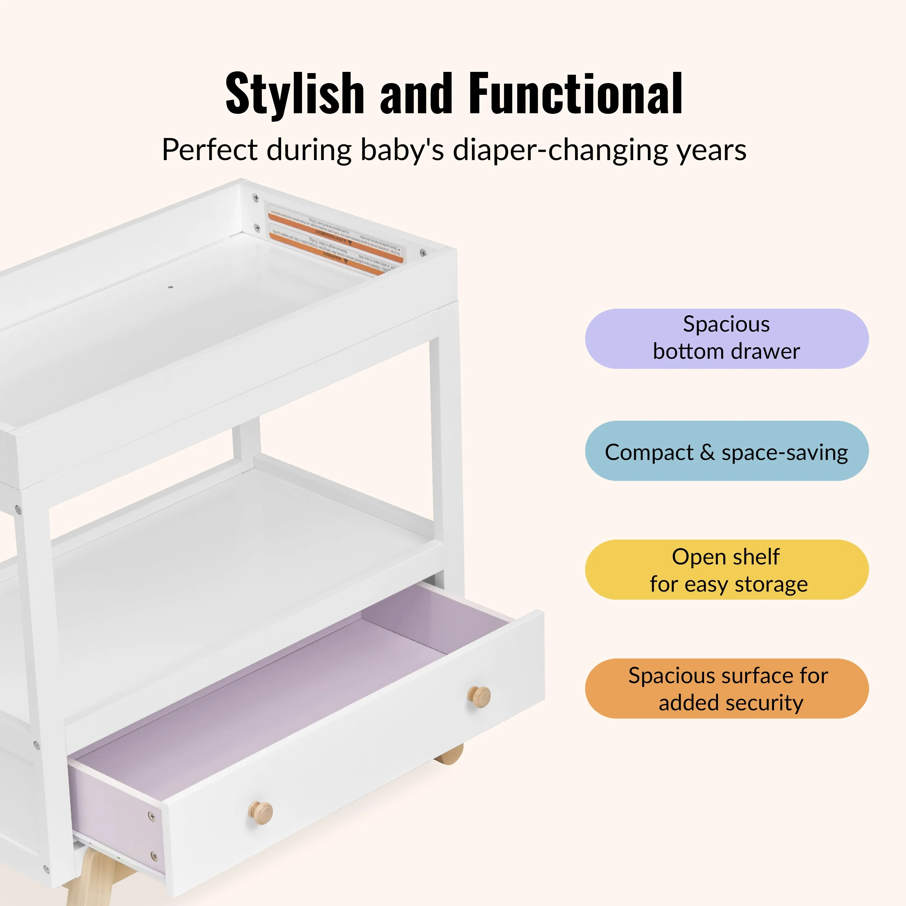 Dream On Me Hygge Changing Table - Image 11
