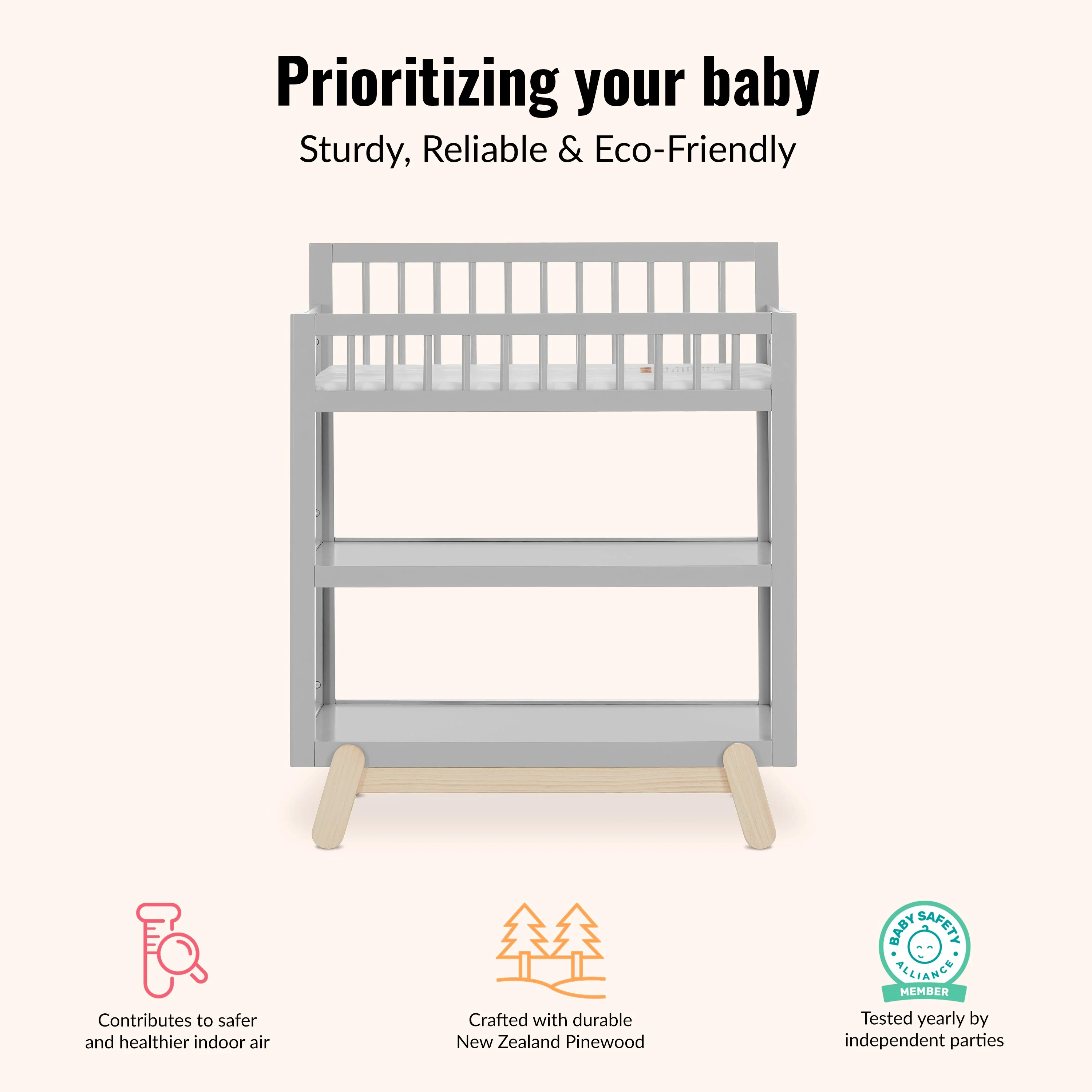 Dream On Me Hygge Changing Table - Image 4