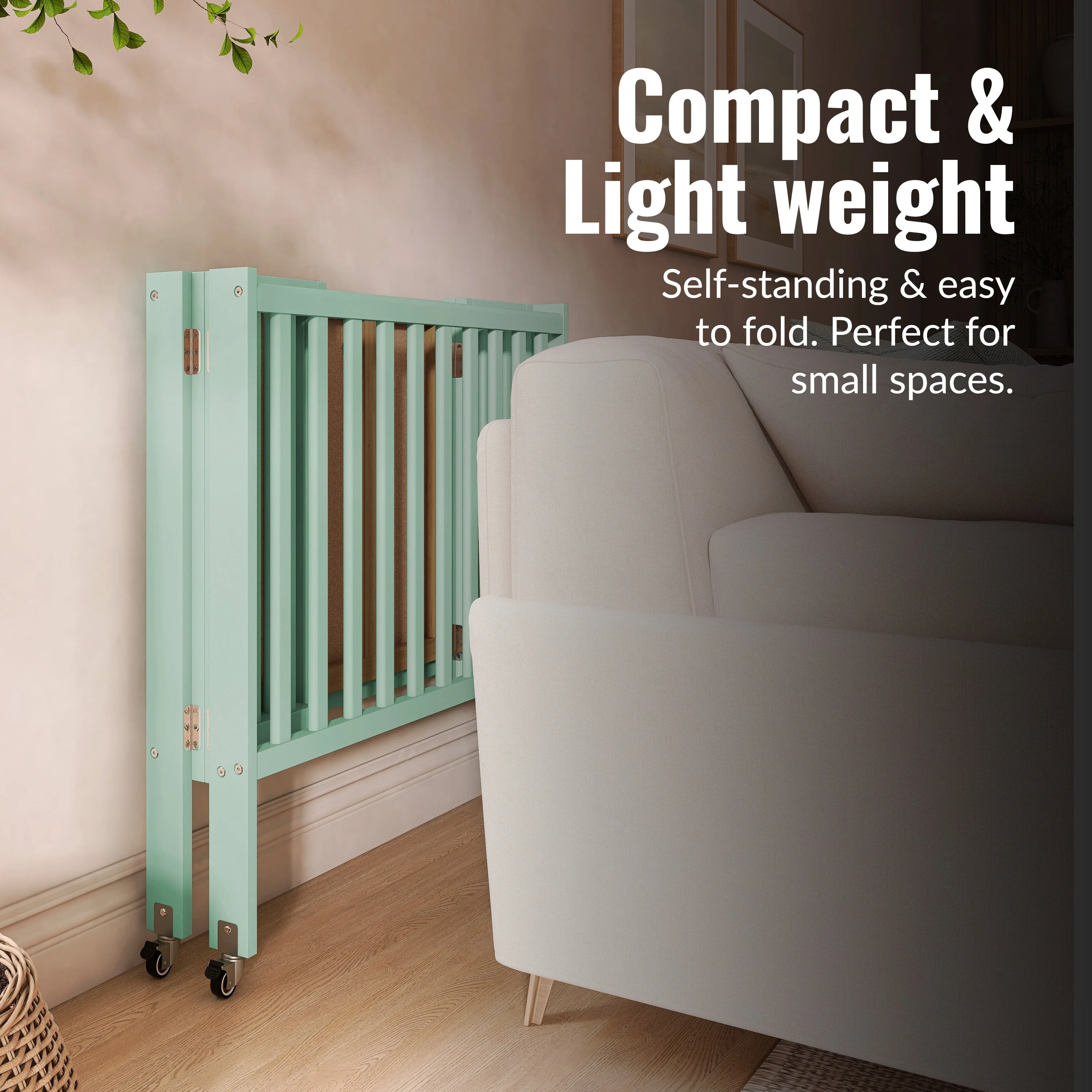 Dream On Me Jett Non Full Size Folding Crib - Image 7