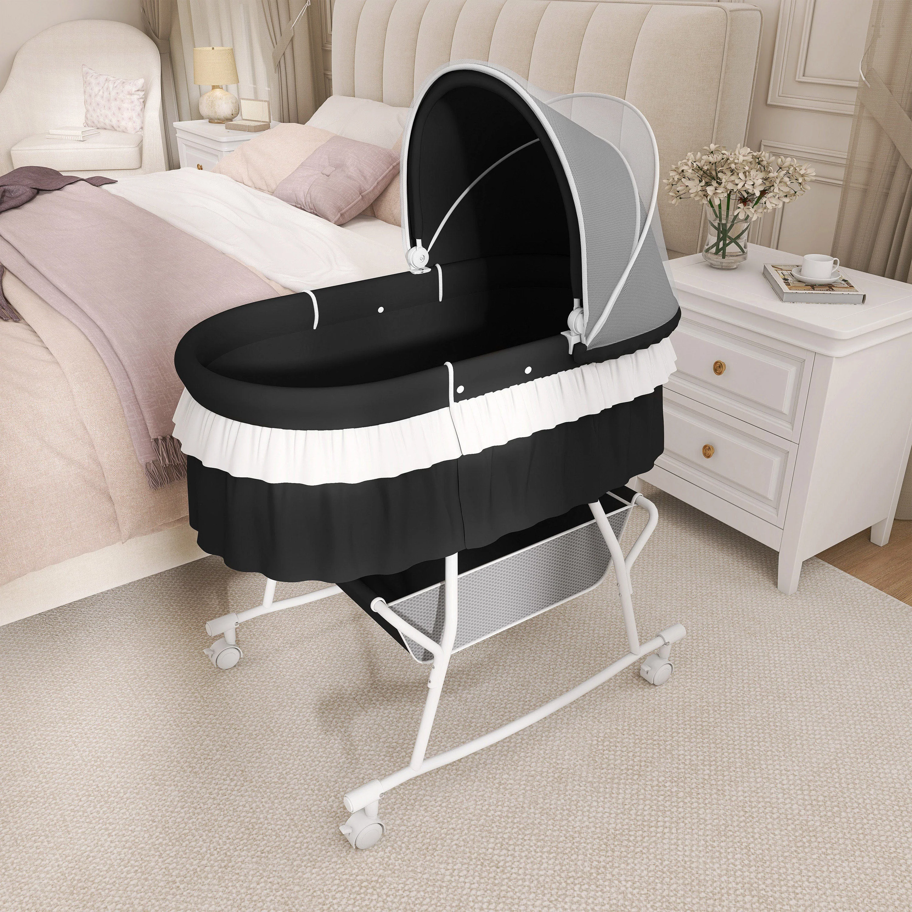 Dream On Me Lacy Portable 2-In-1 Bassinet - Image 16