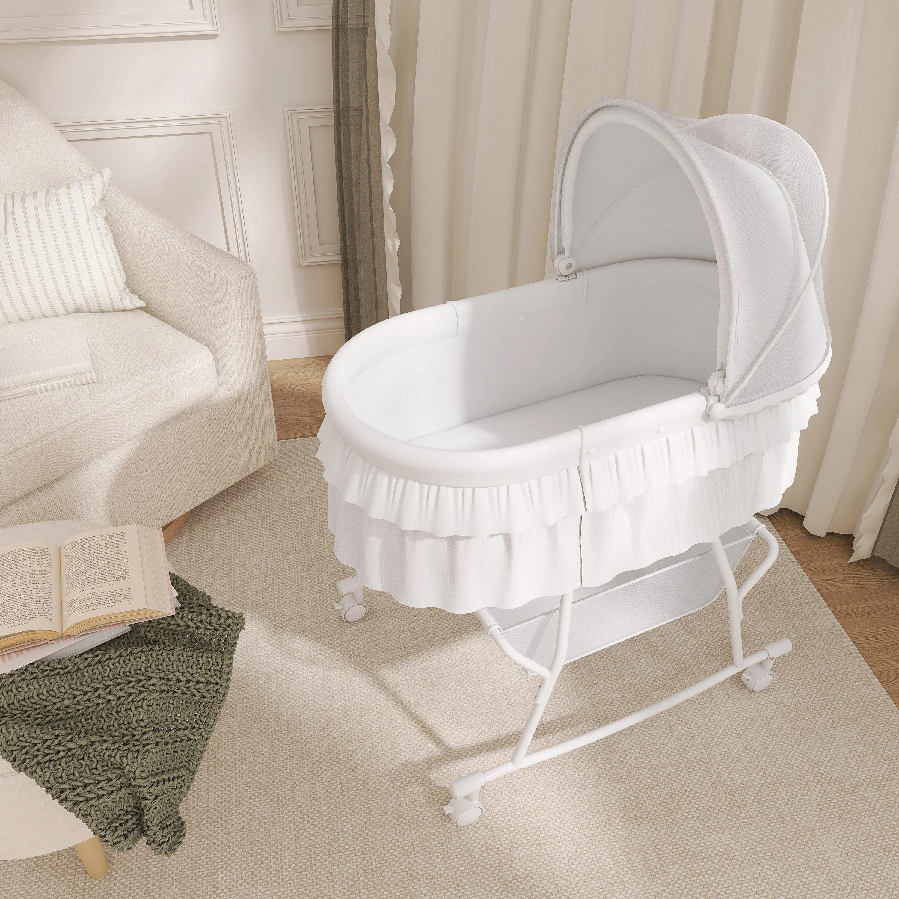 Dream On Me Lacy Portable 2-In-1 Bassinet - Image 31