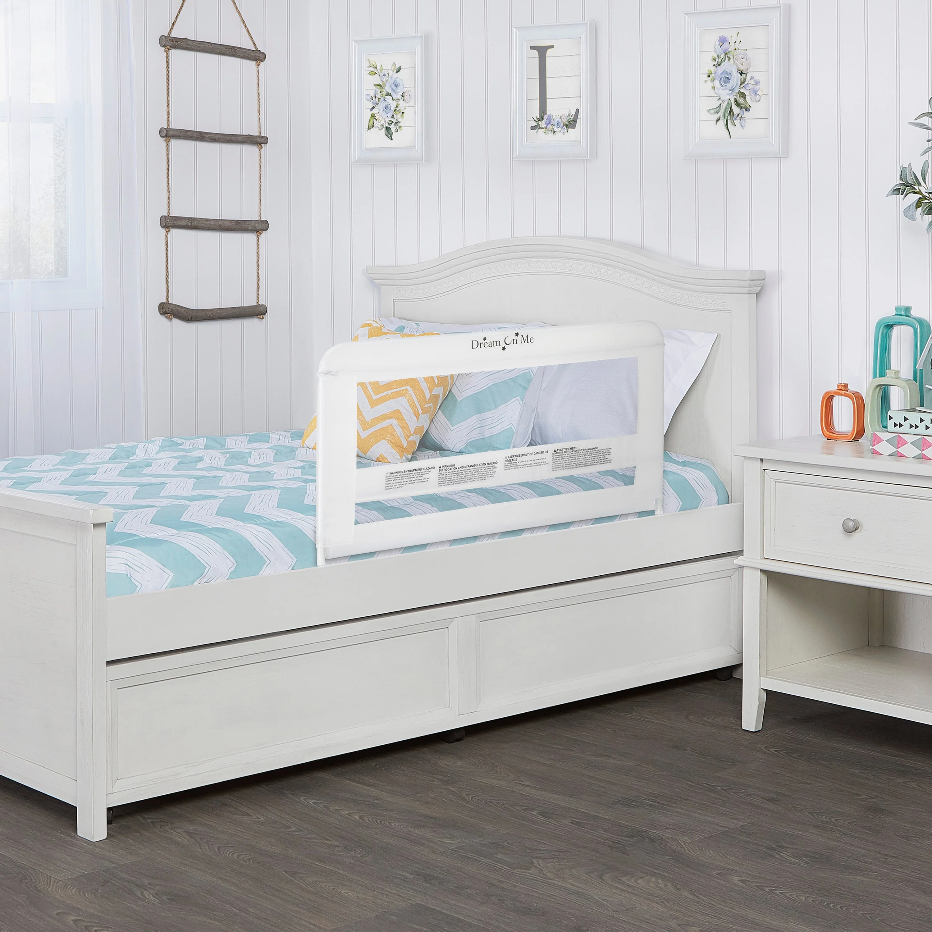 Dream On Me Lilibet Twin/Full/Queen Mesh Safety Bed Rail Single Pack - Image 14