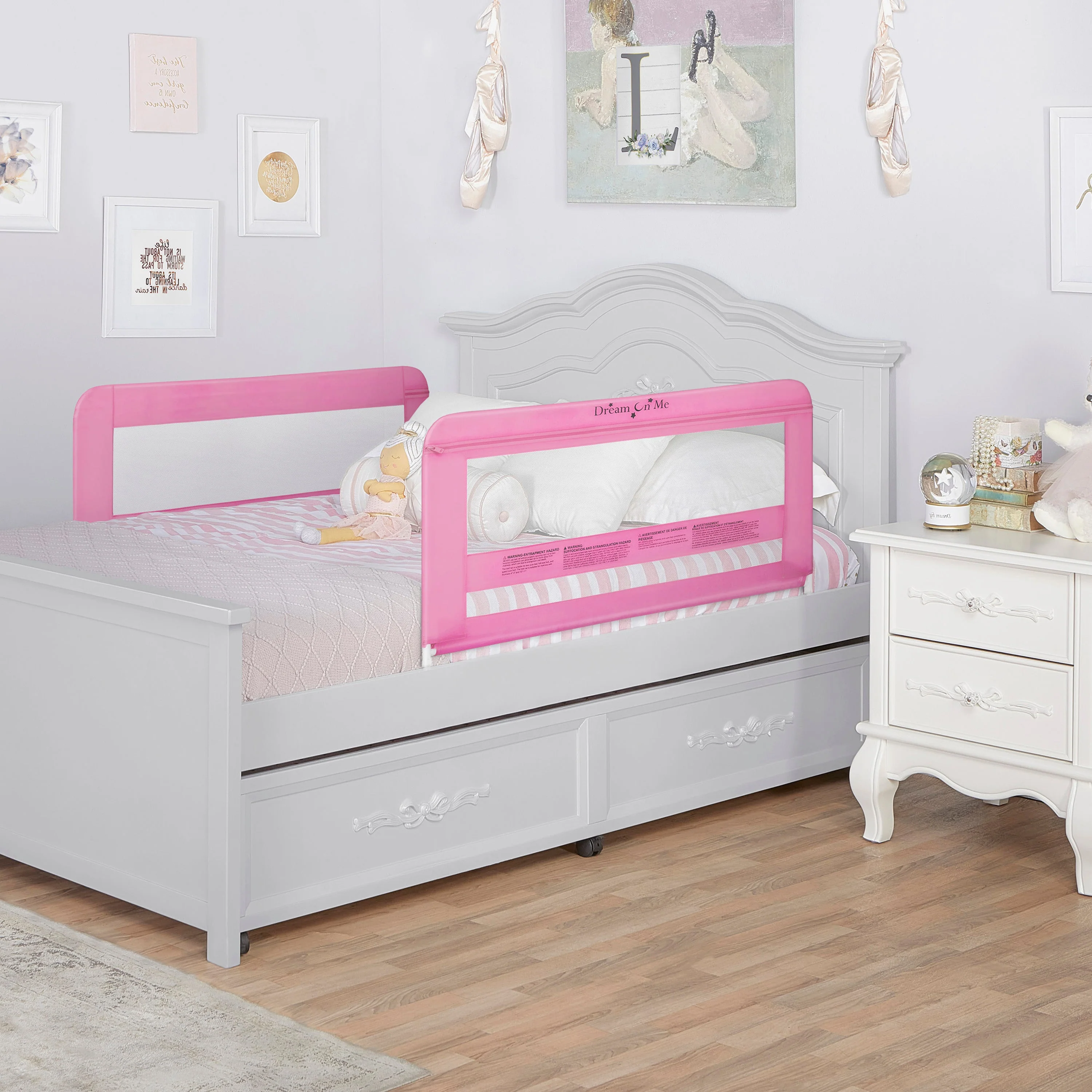 Dream On Me Lilibet Twin/Full/Queen Mesh Safety Bed Rails - Image 14